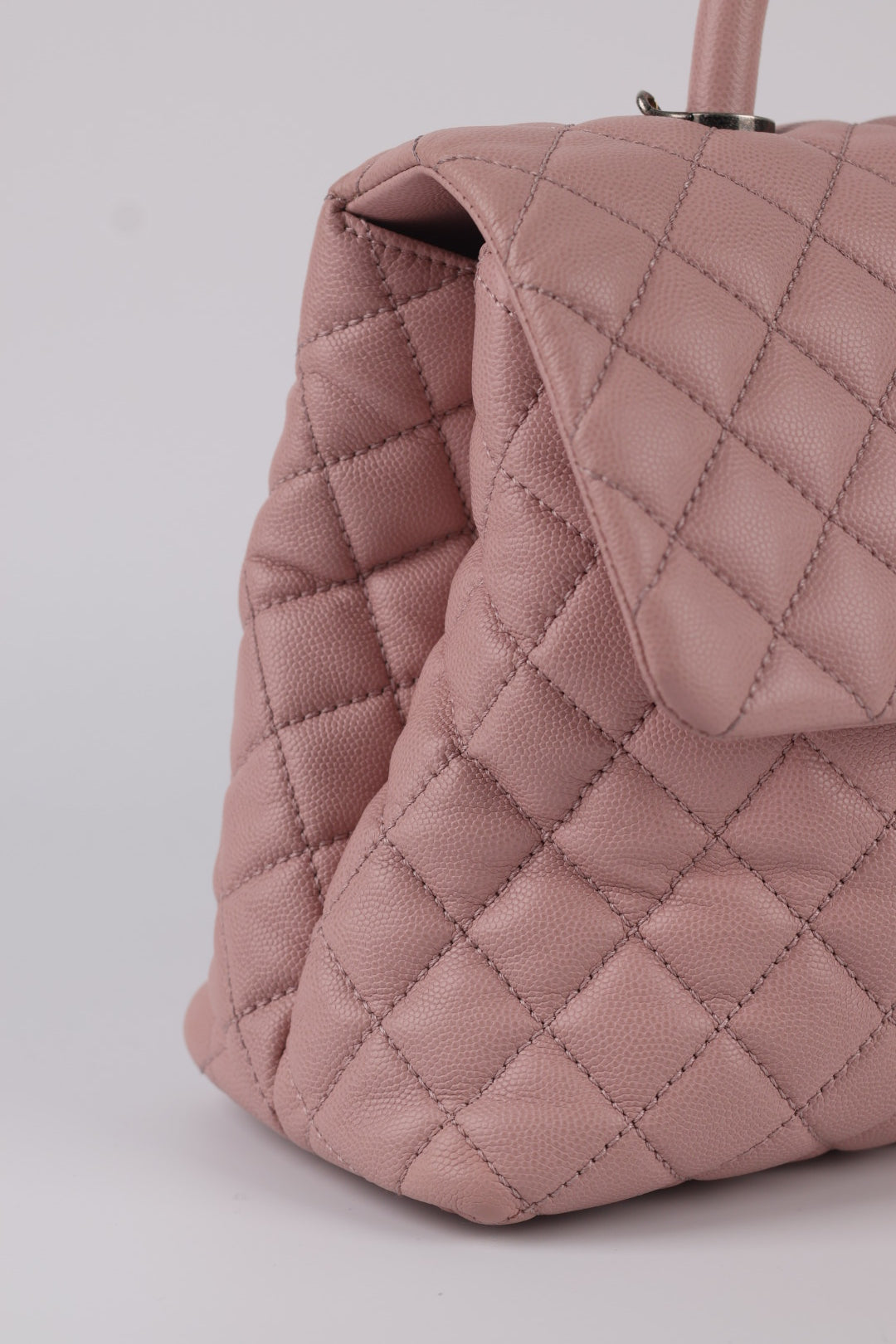 Chanel Coco Handle Media Caviar