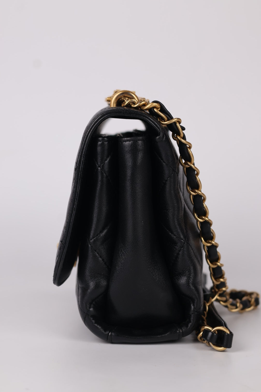 Chanel Classic Flap Crystal Lettering