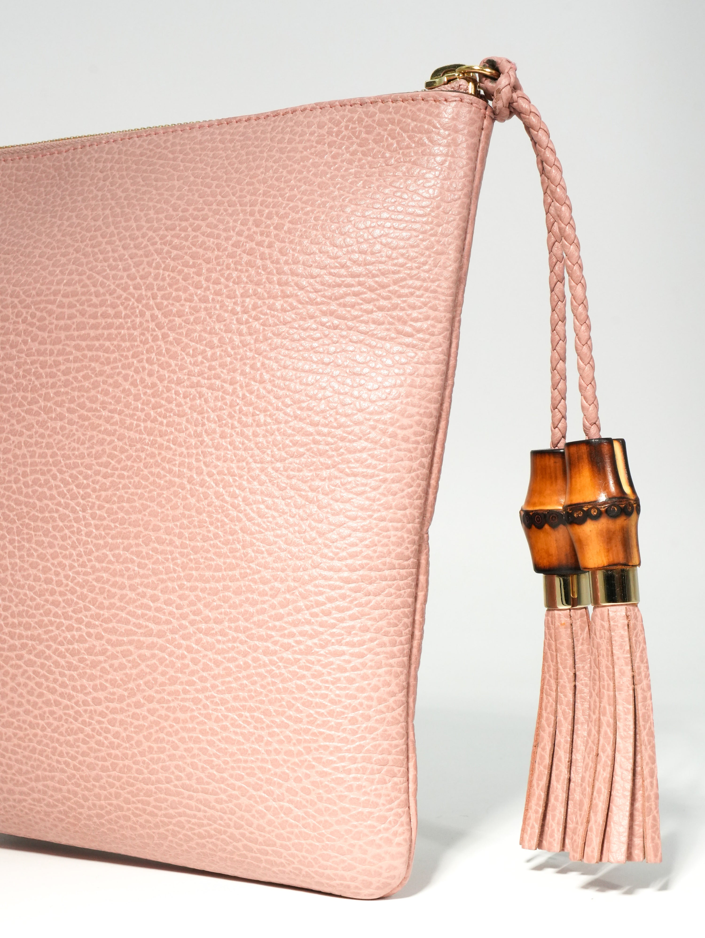 Gucci Pochette Bamboo in Pelle
