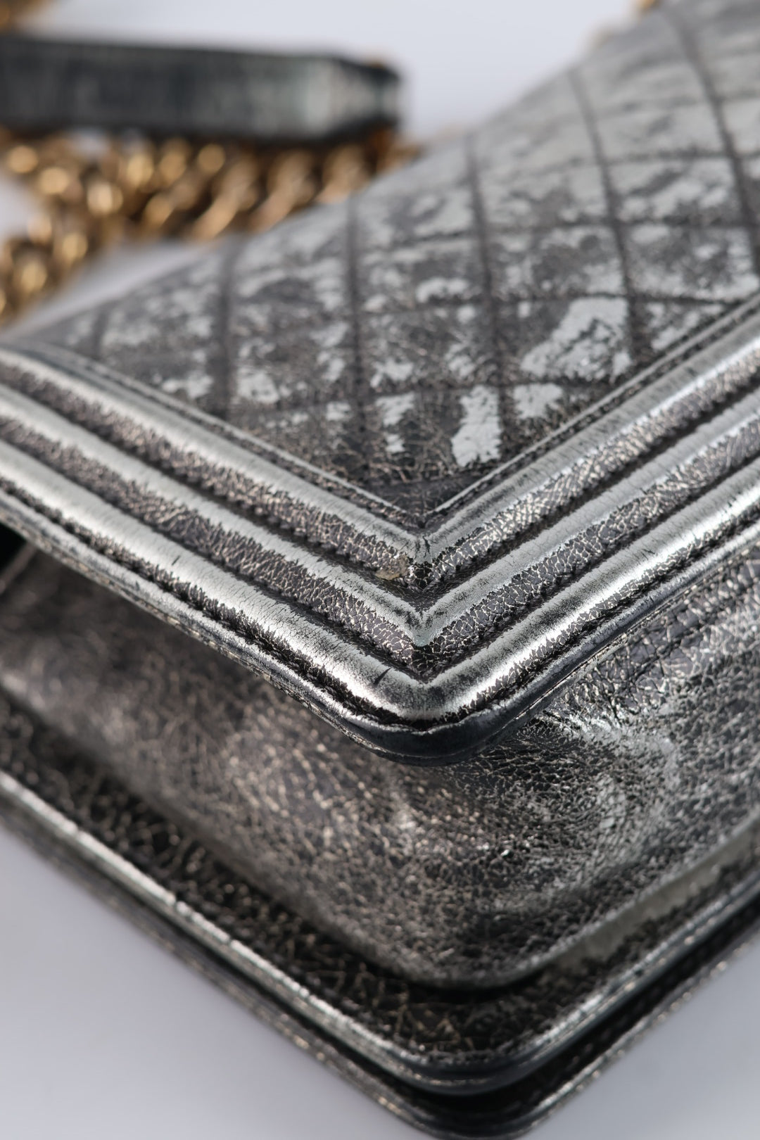 Chanel Boy Media Silver