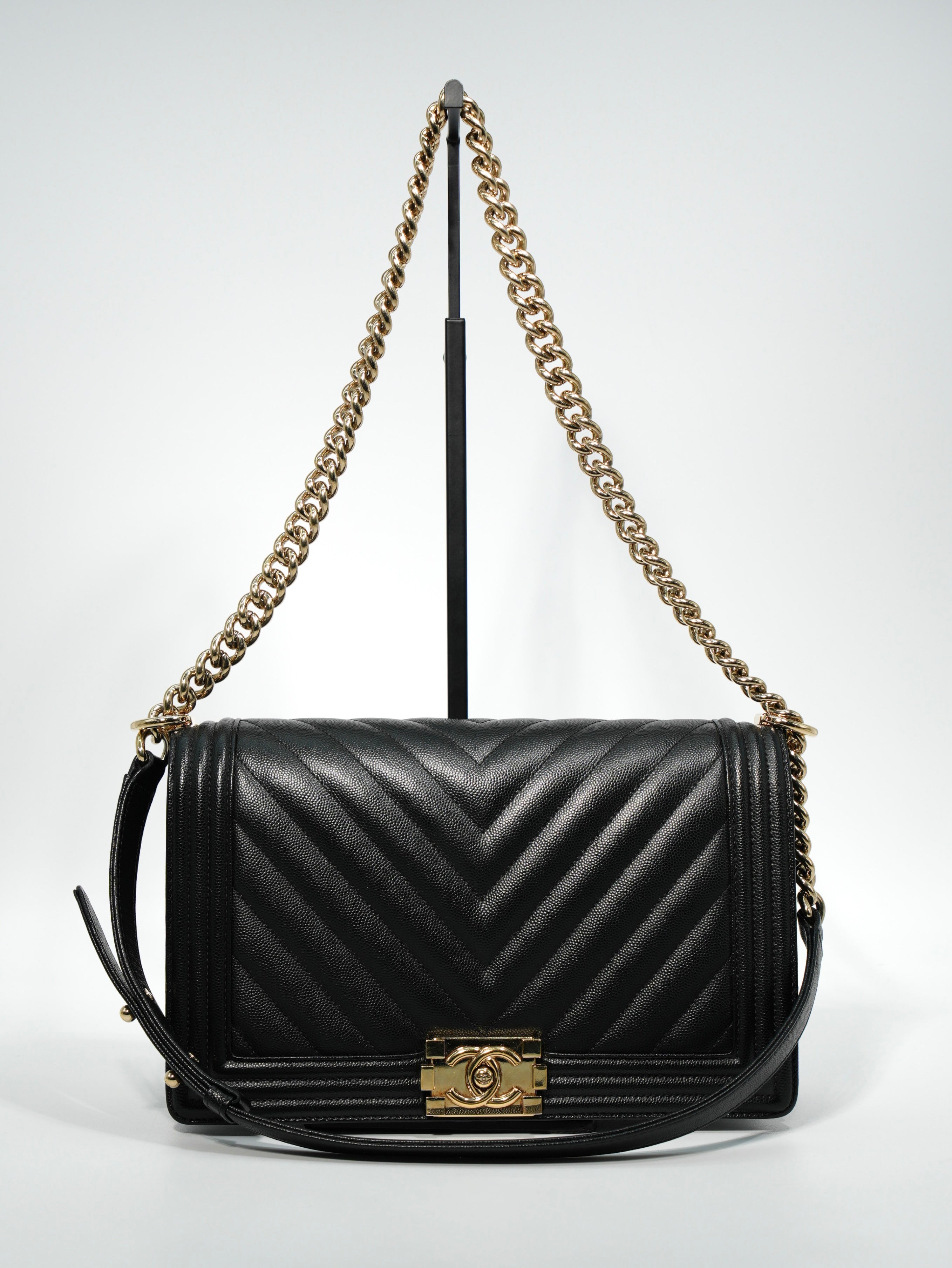 Chanel Boy Large Caviar