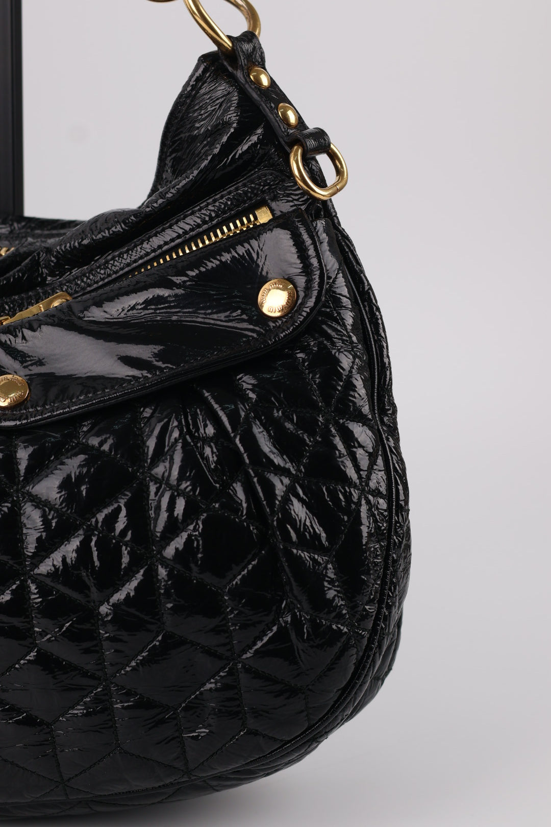 Miu Miu a Spalla in Pelle Verniciata