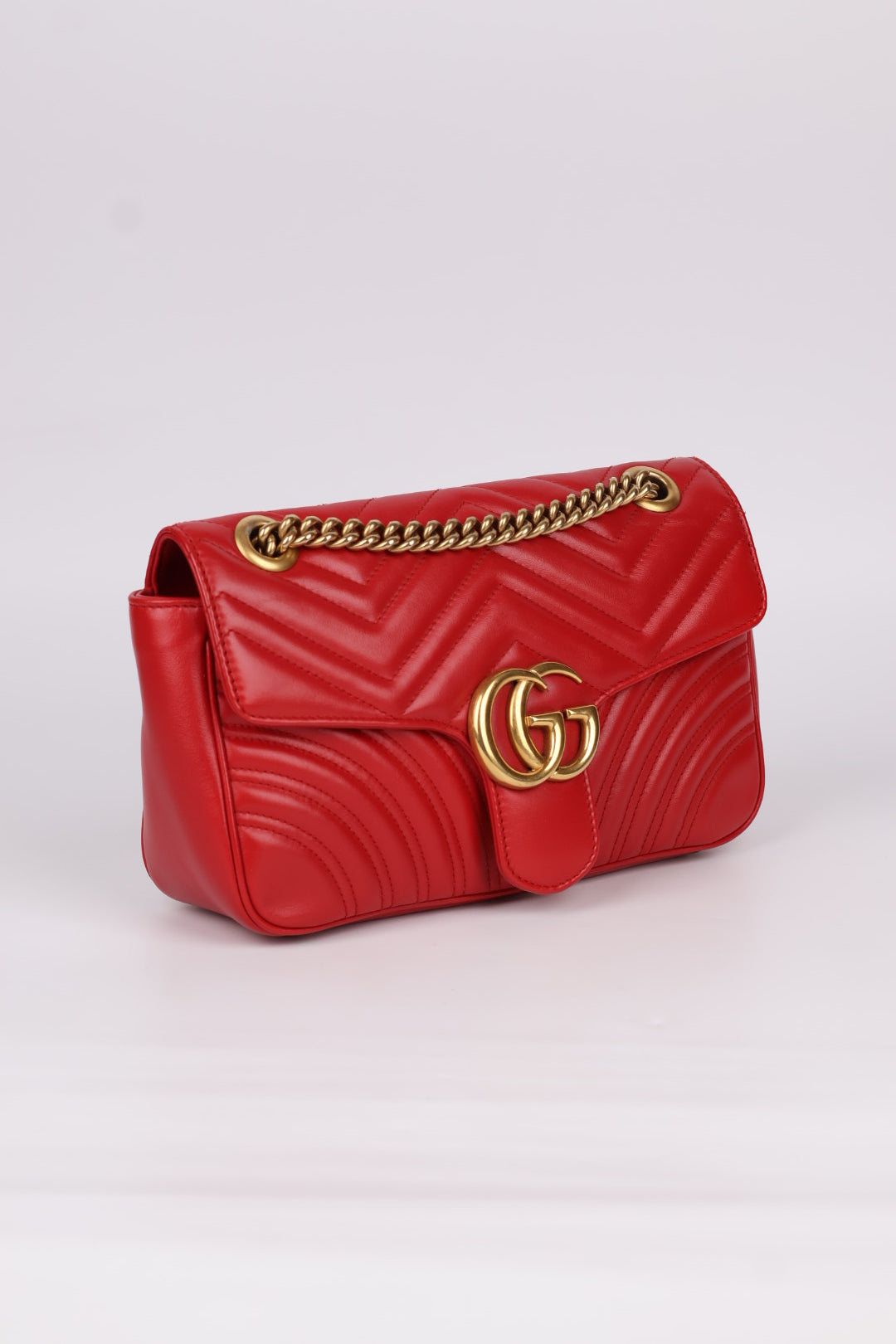 Gucci GG Marmont Media in Pelle Matelassé