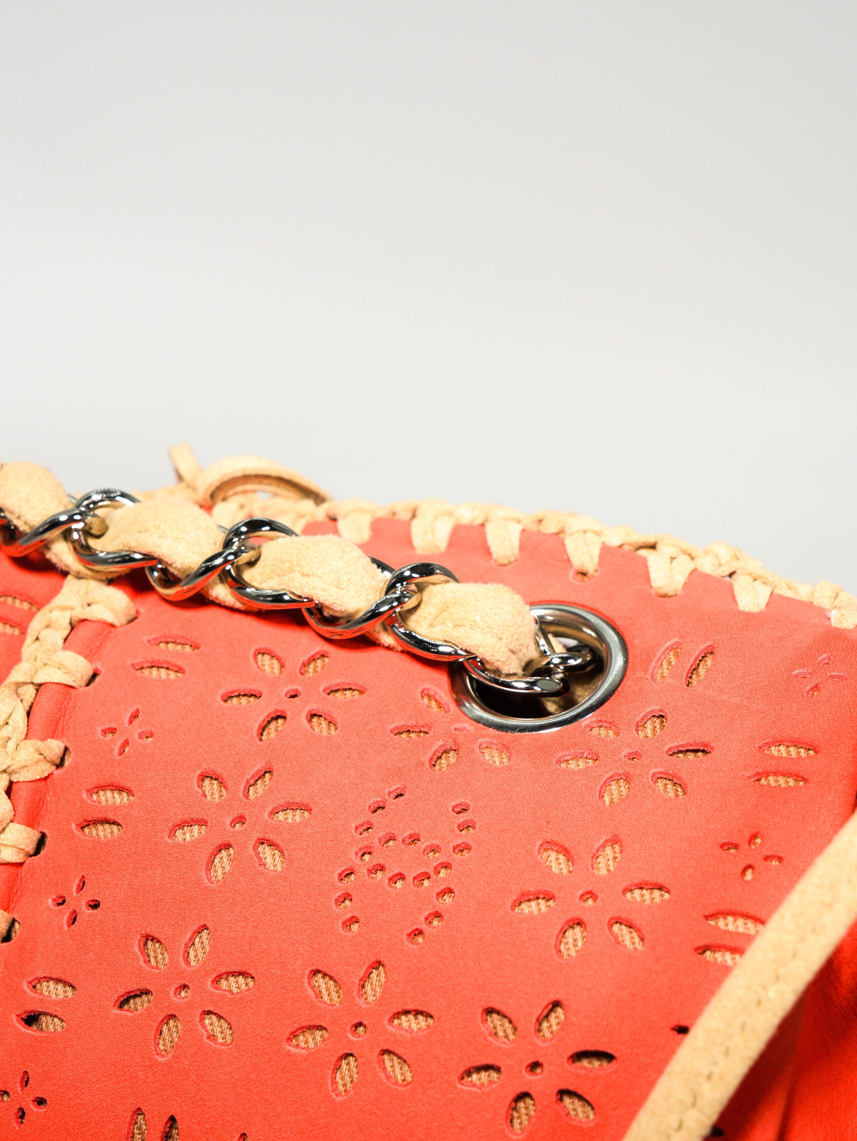 Chanel Fringe Flap Suede