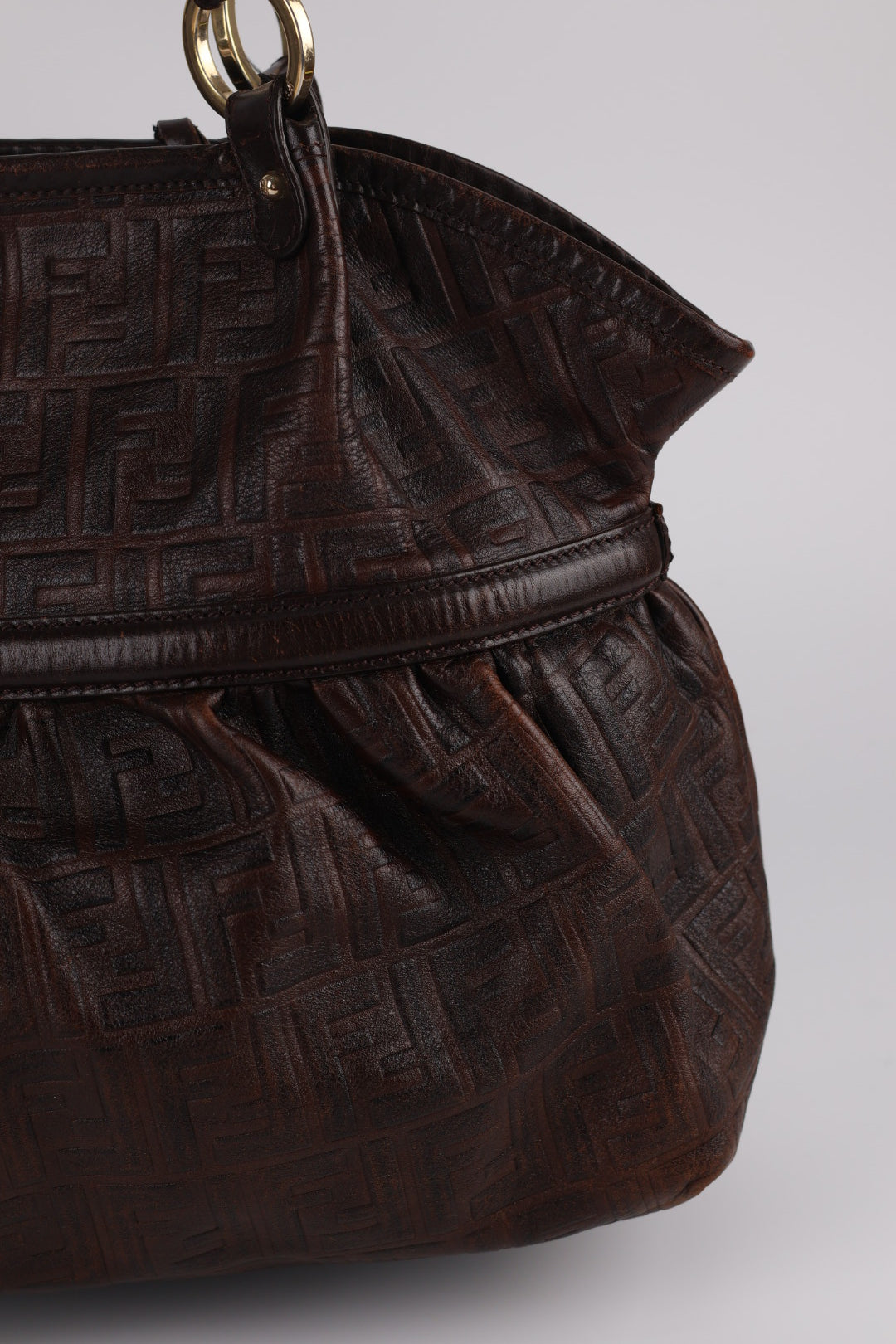 Fendi Tote Chef in Pelle FF Logo