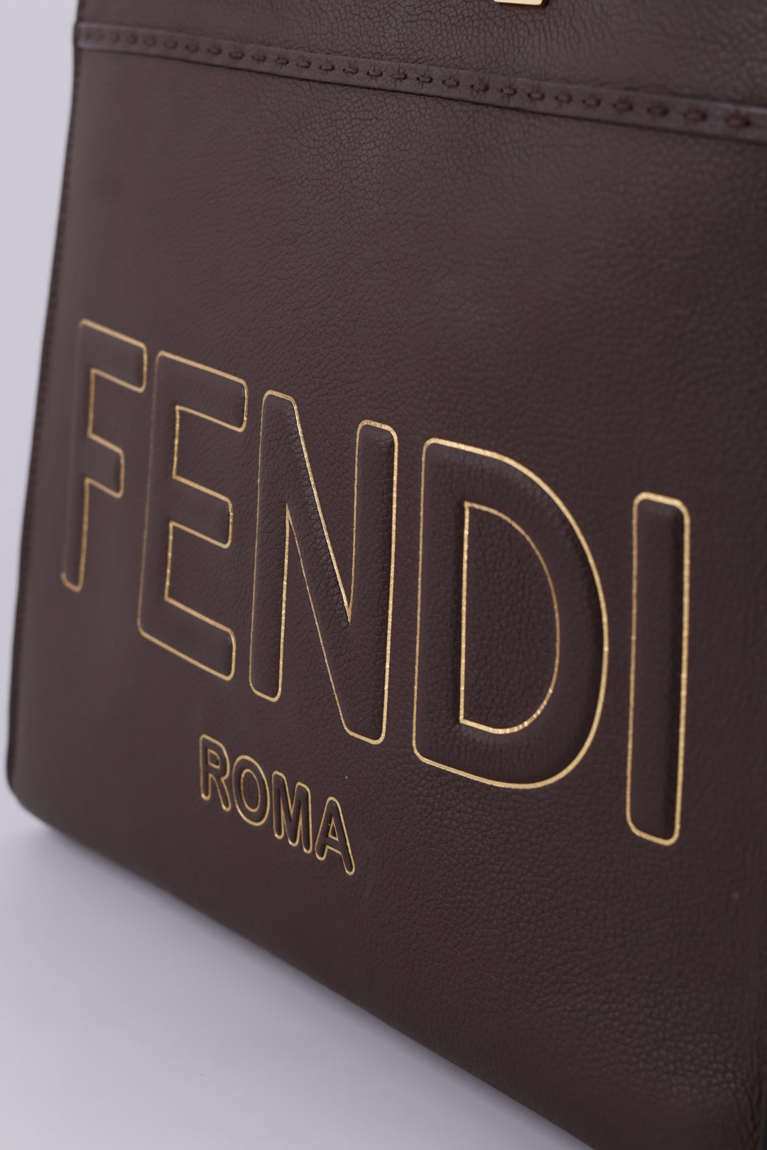 Fendi Sunshine Media in Pelle