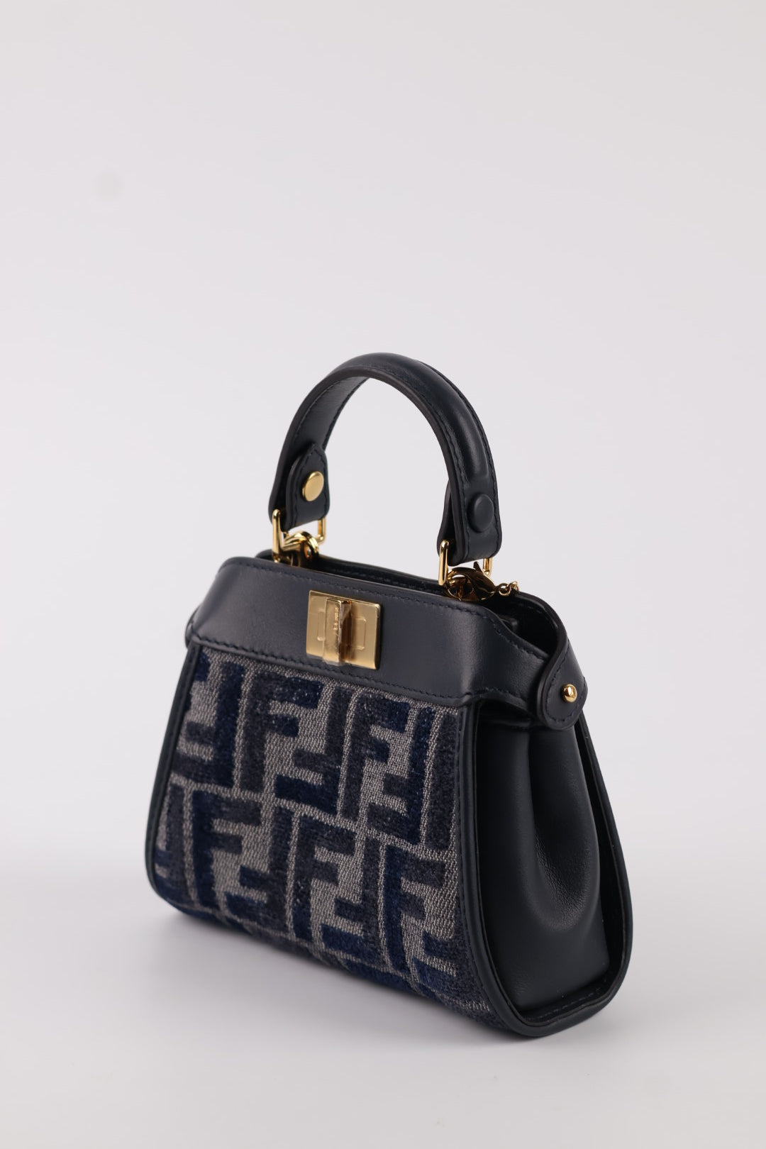 Fendi Nano Peekaboo FF Logo