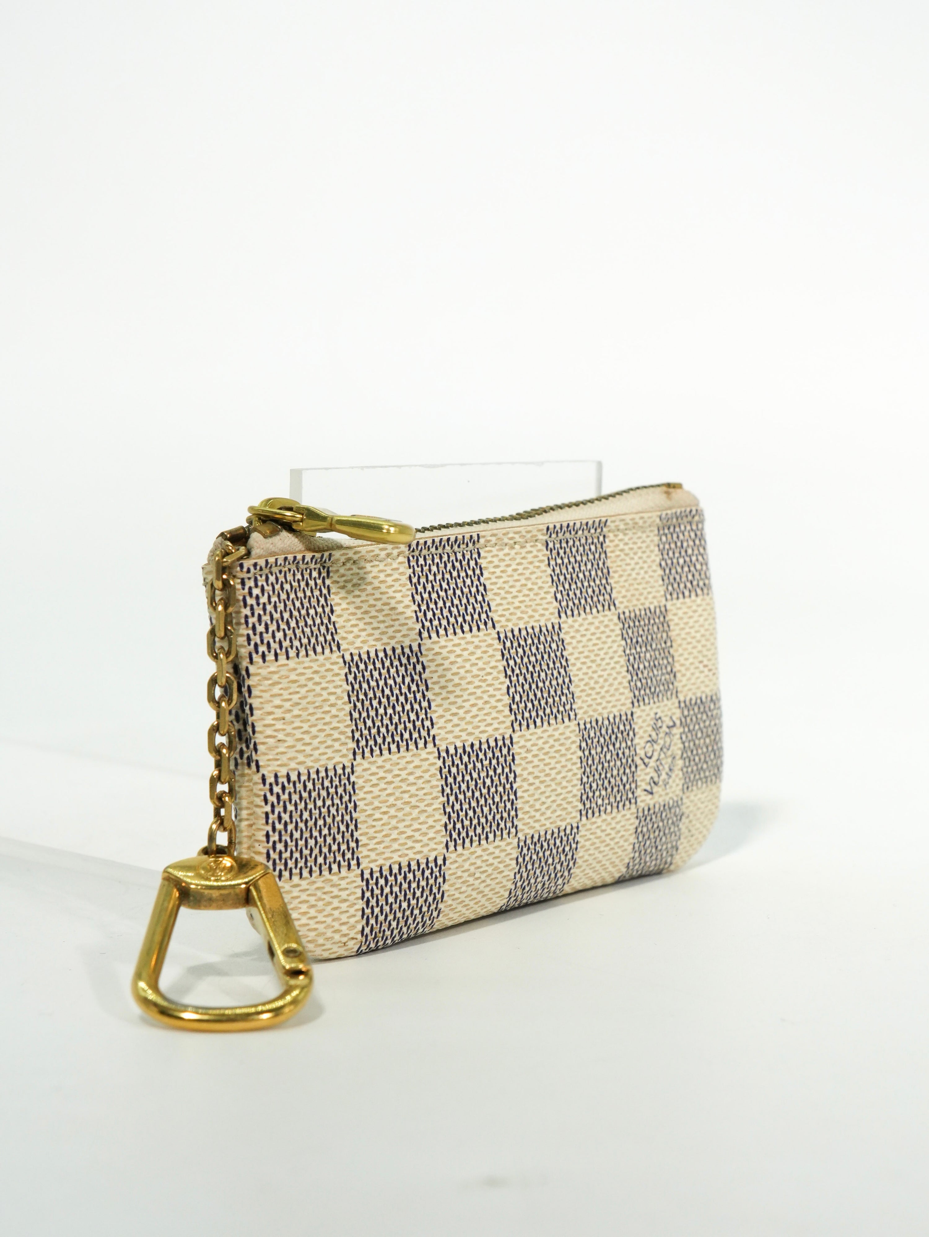 Louis Vuitton Key Pouch Damier Azur