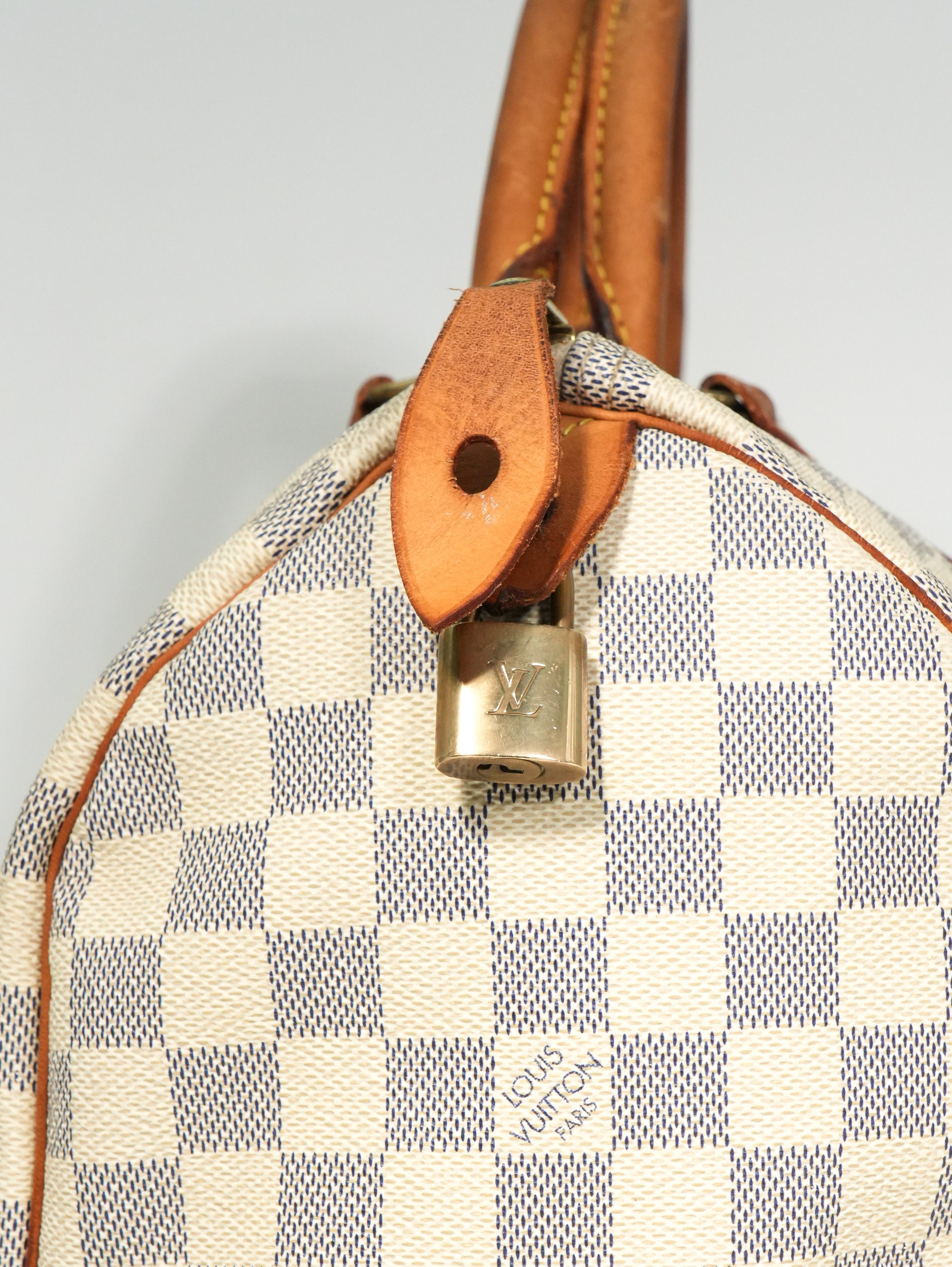 Louis Vuitton Speedy 30 Damier Azur