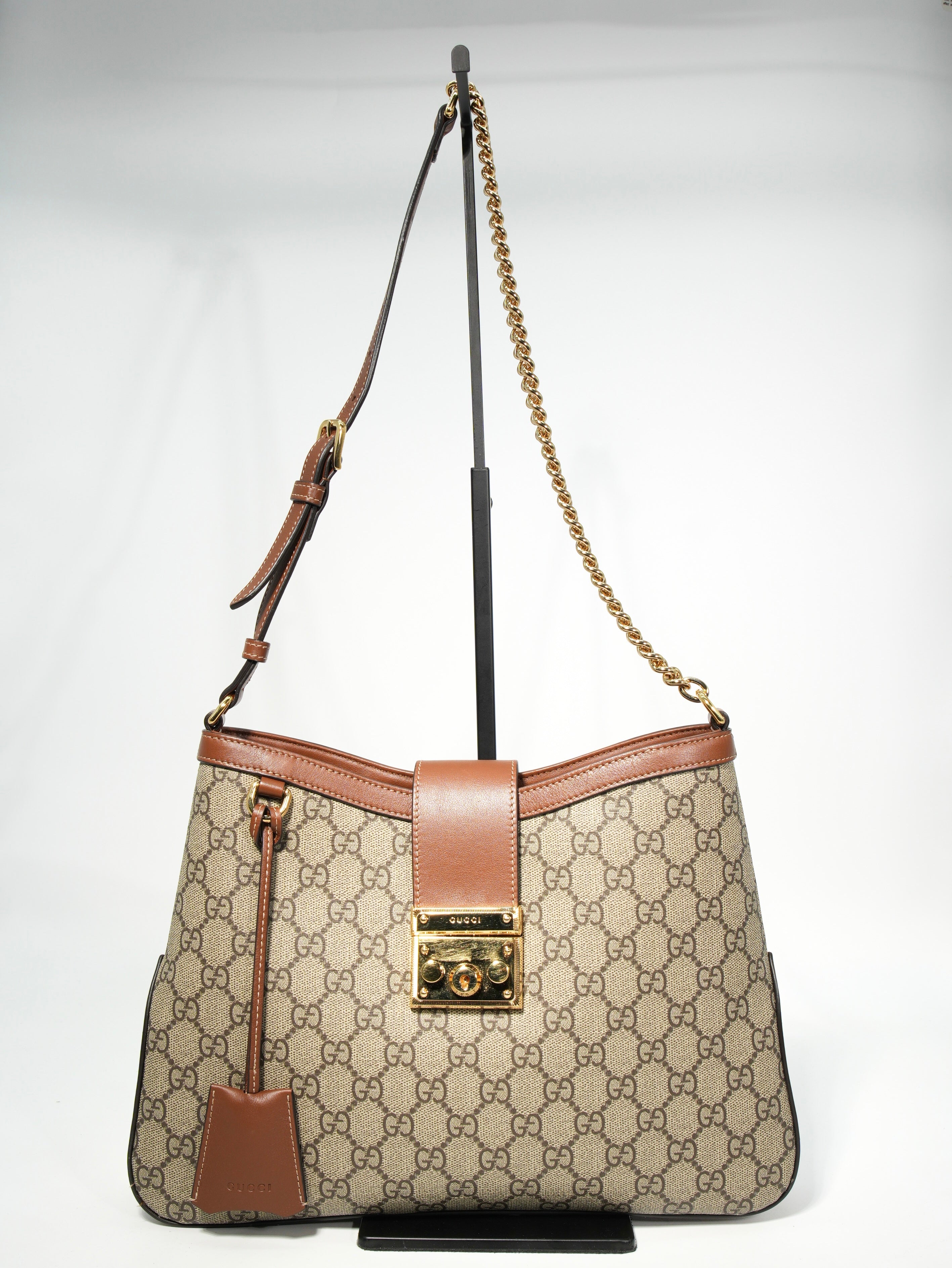 Gucci Padlock a Spalla GG Supreme