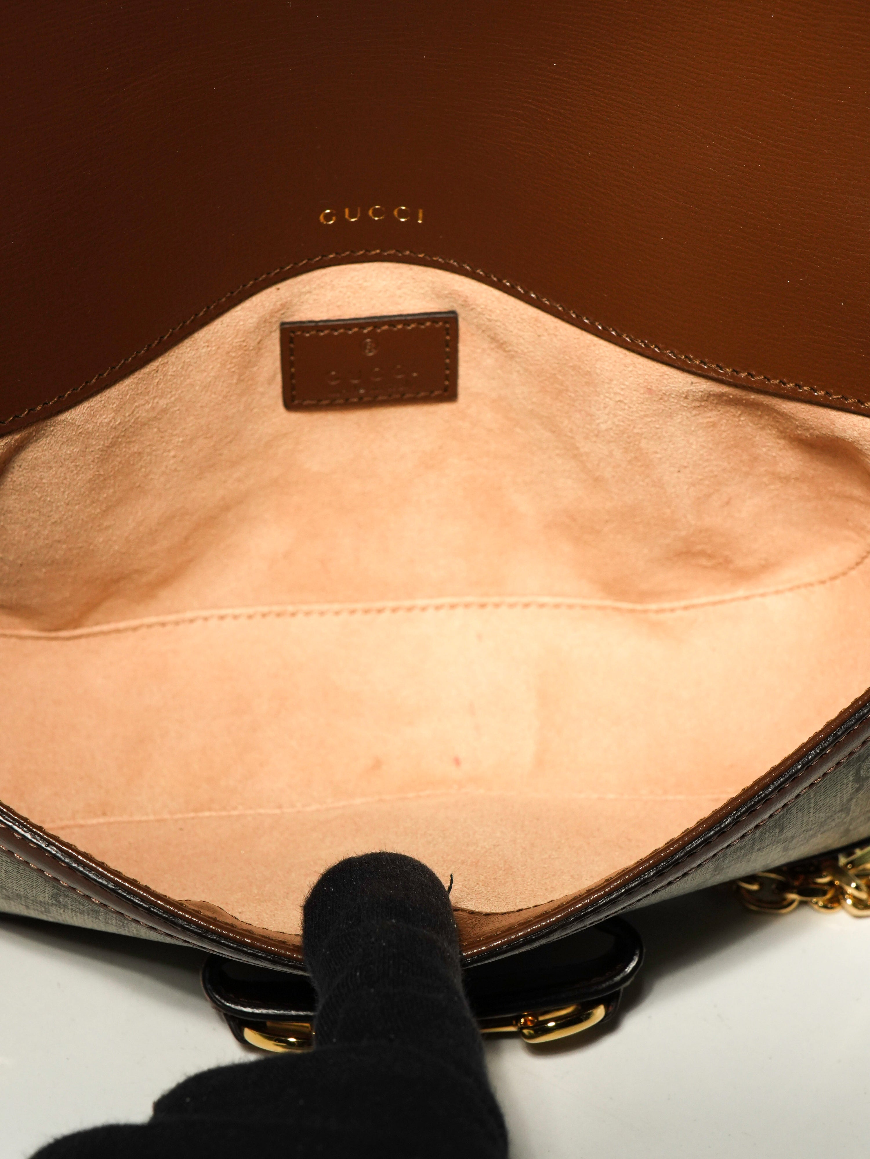 Gucci Horsebit East-West GG Supreme