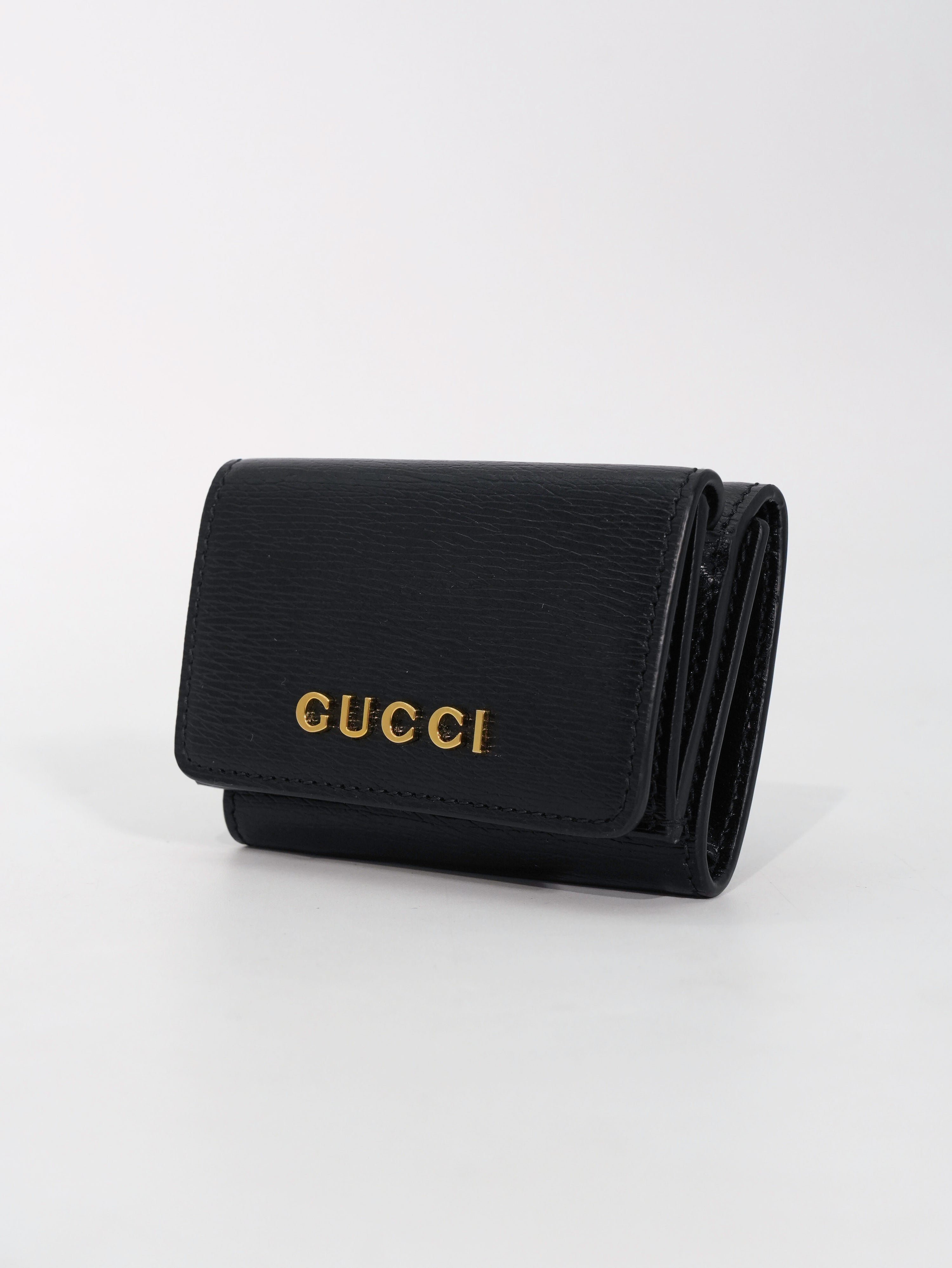Gucci Portafoglio Compatto Lettering