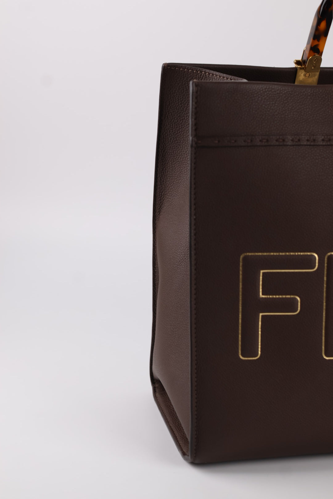 Fendi Sunshine Media in Pelle