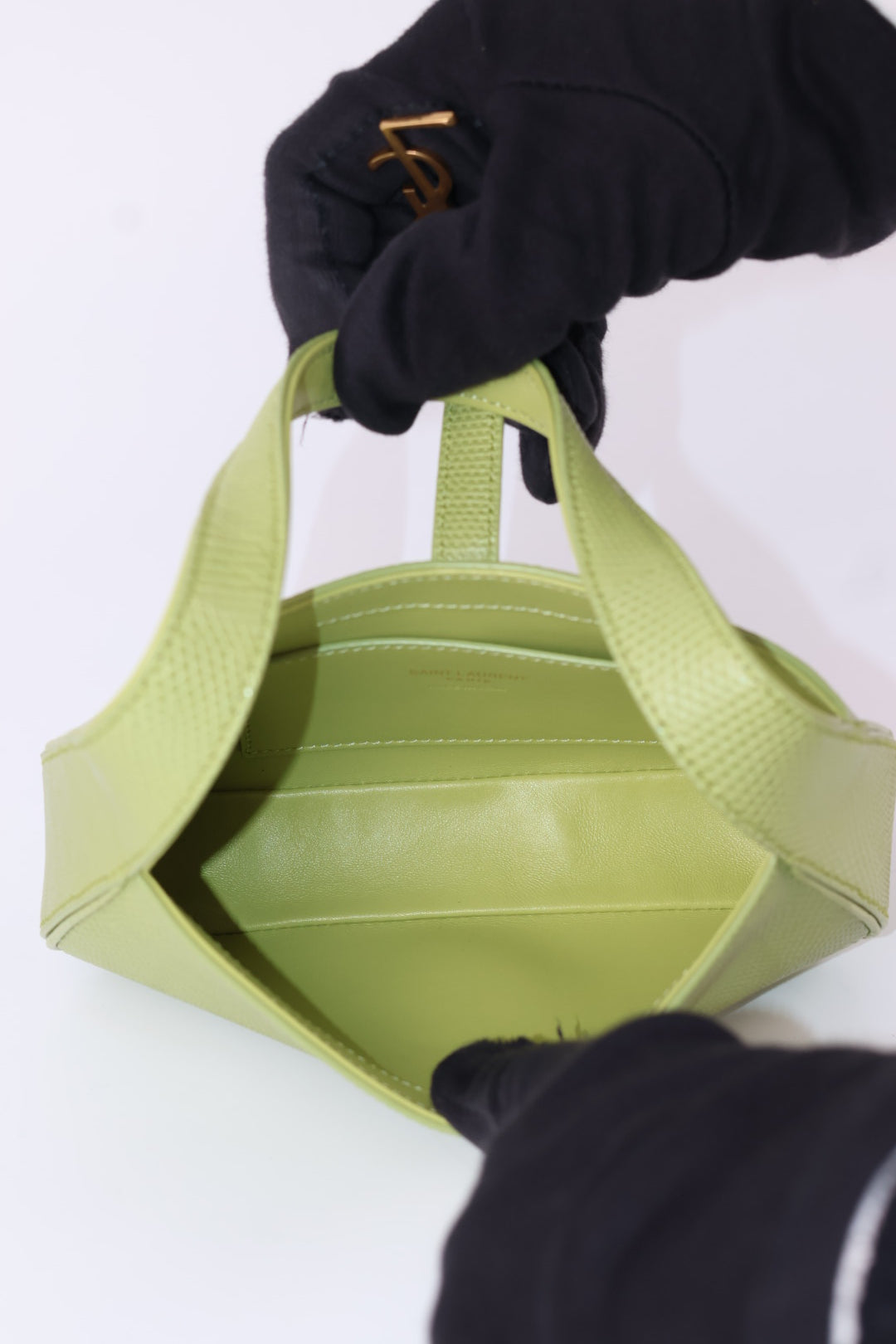 Saint Laurent Mini Hobo Le 5 À 7 Lizard