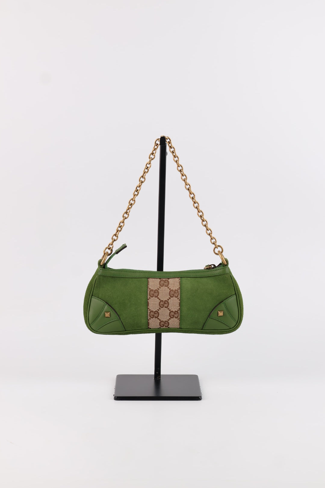 Gucci Chain Pochette GG Suede