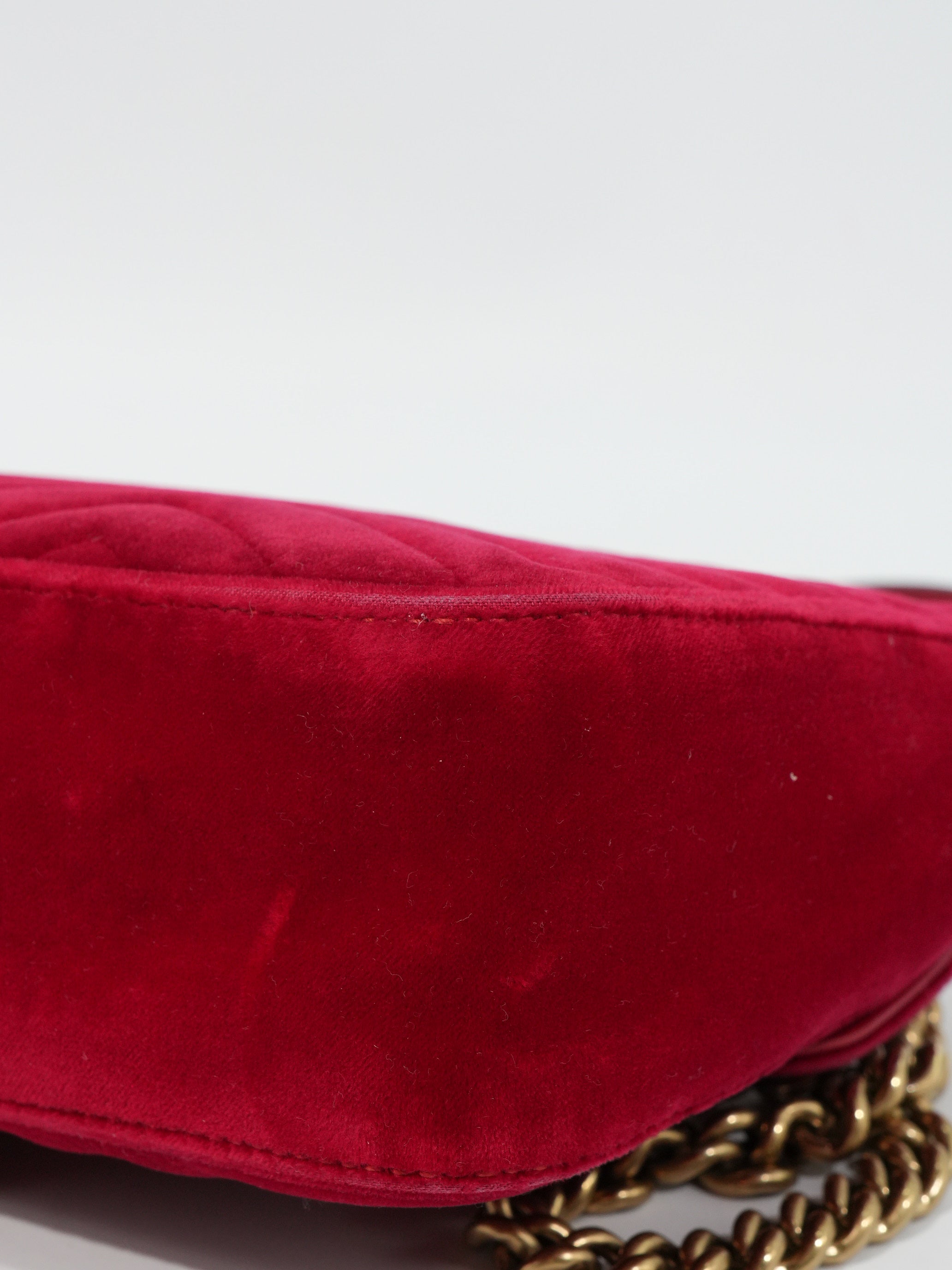 Gucci Marmont Media Velvet Matelassé