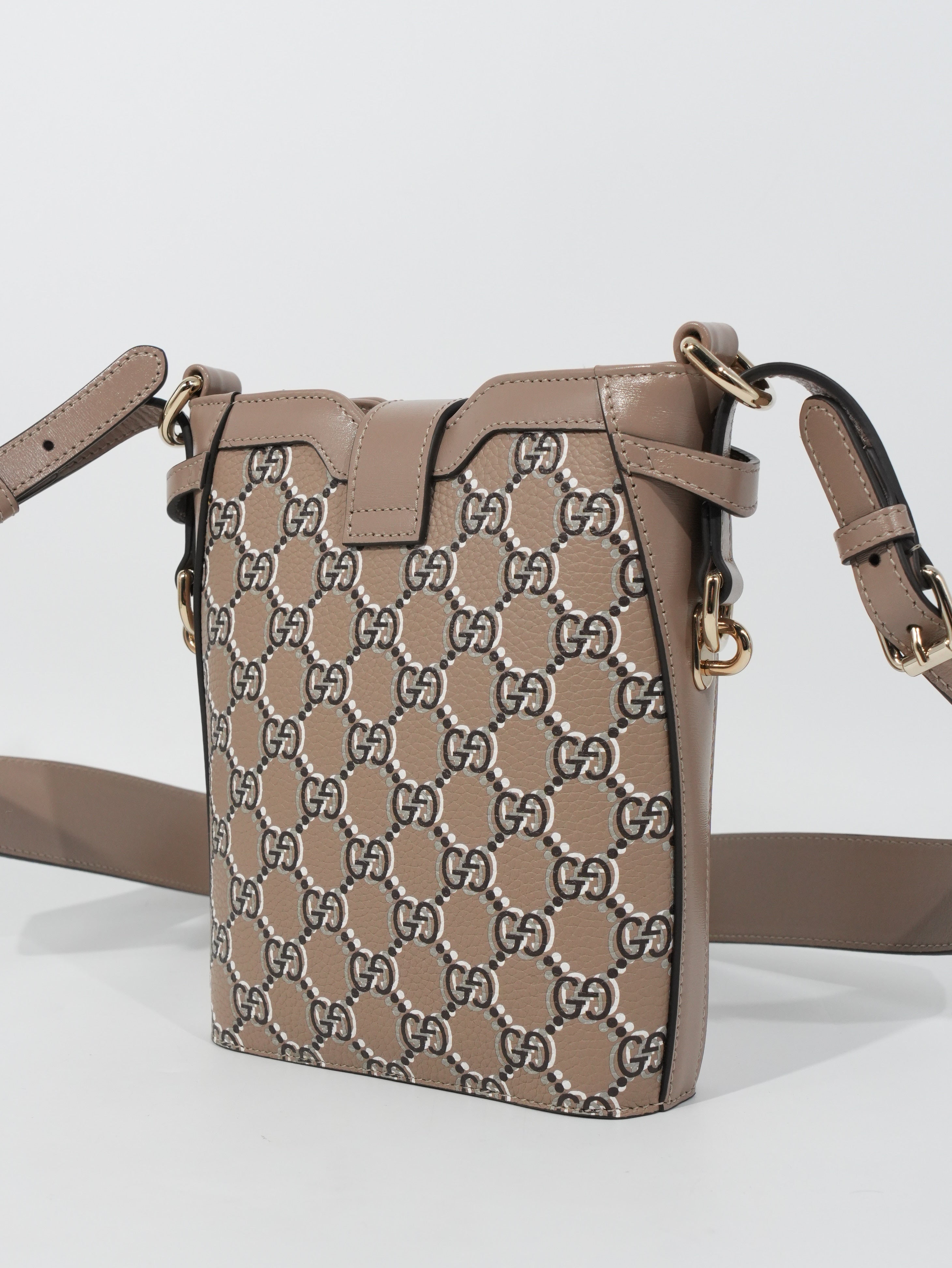 Gucci Mini Bucket GG in Pelle