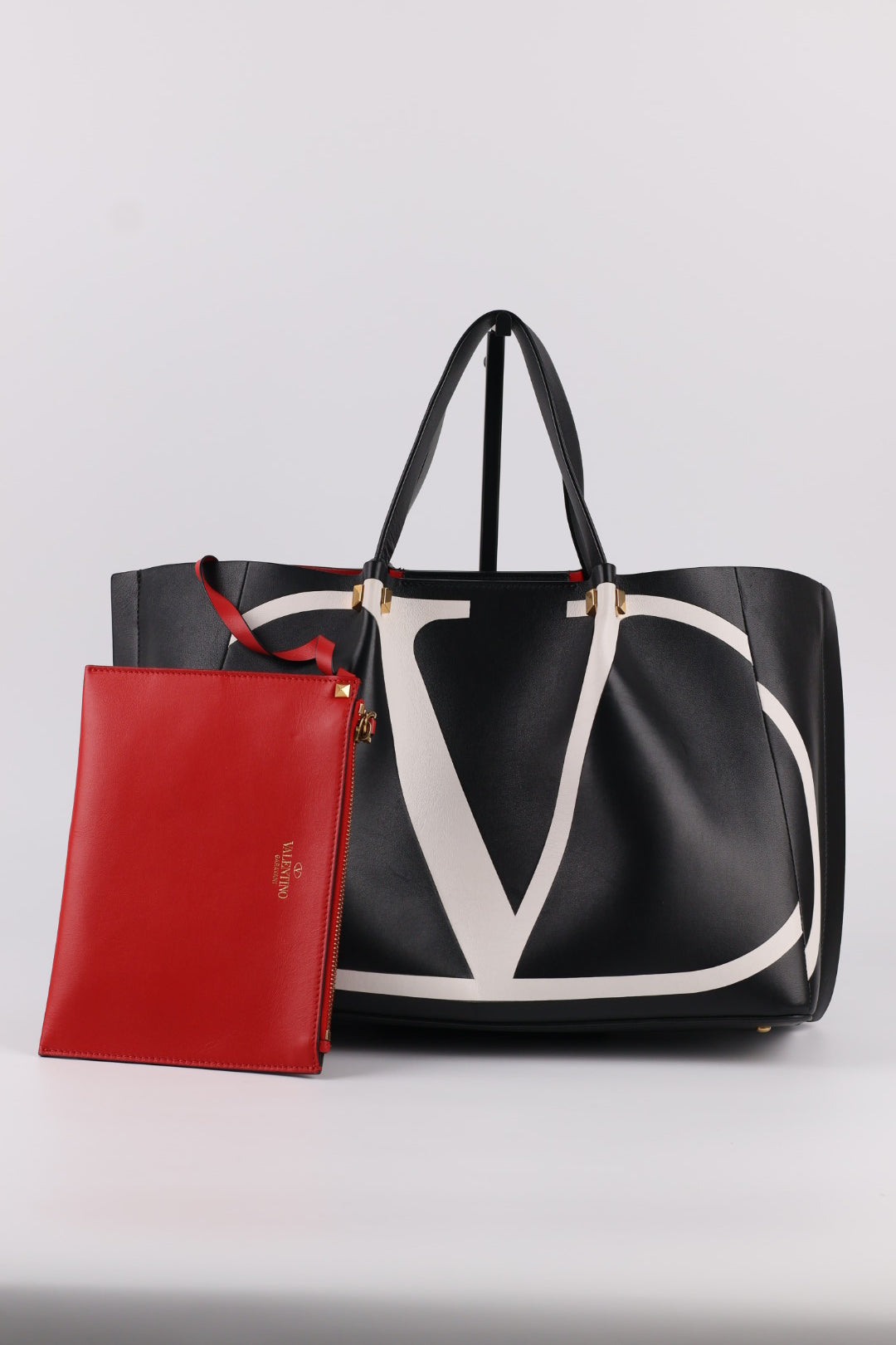 Valentino V Logo Tote