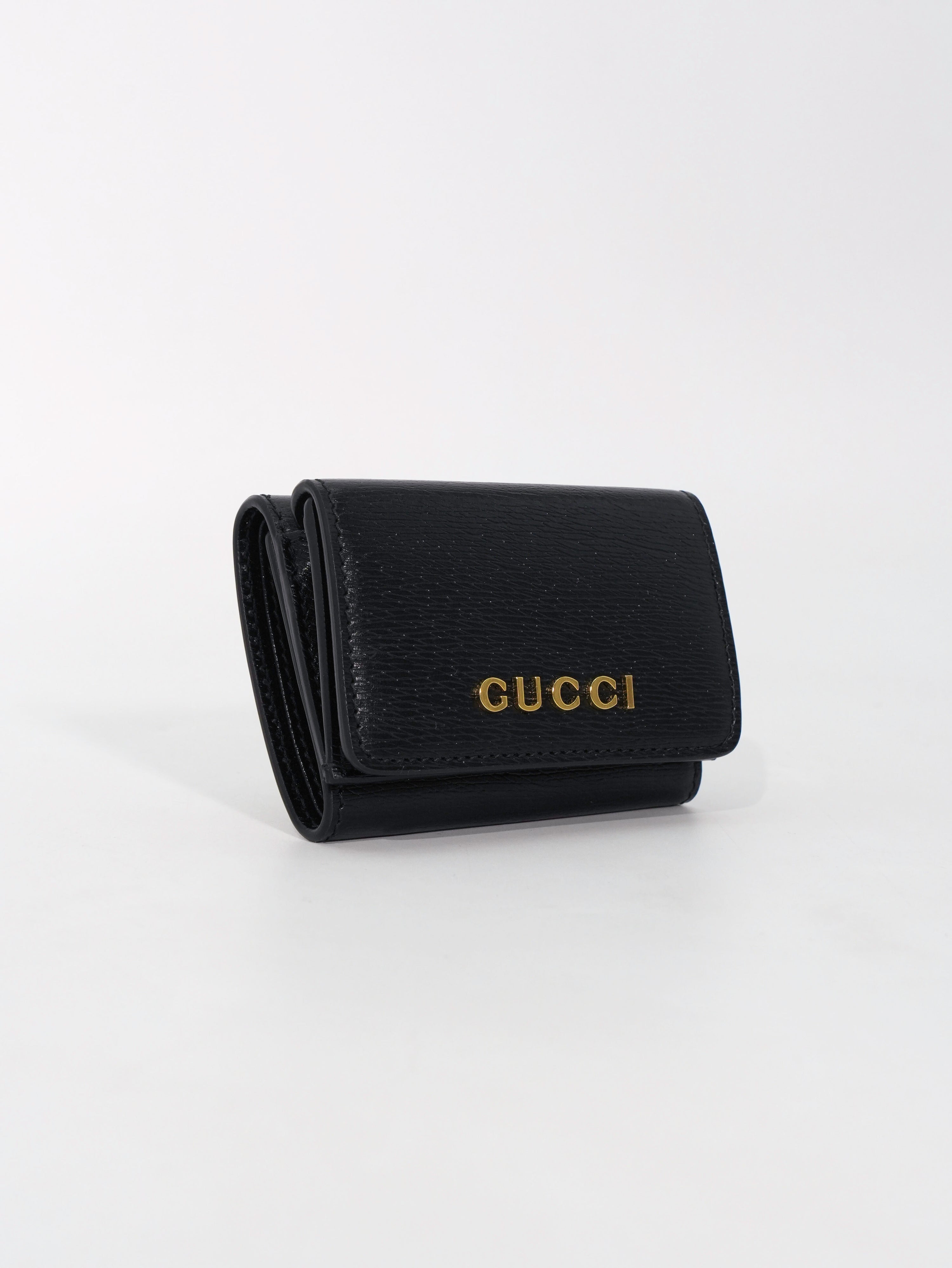 Gucci Portafoglio Compatto Lettering