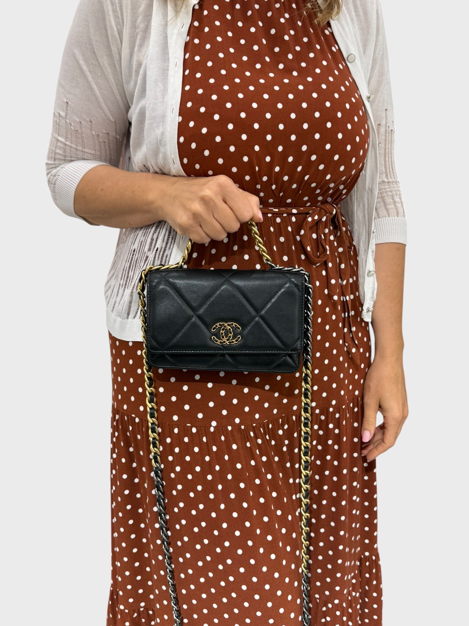 Chanel Woc 19 in Pelle