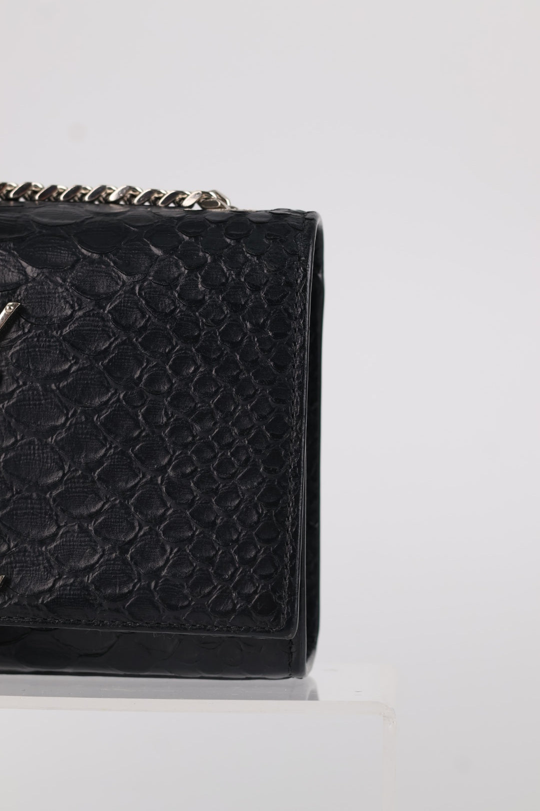 Saint Laurent Kate Mini Pitone con Nappa