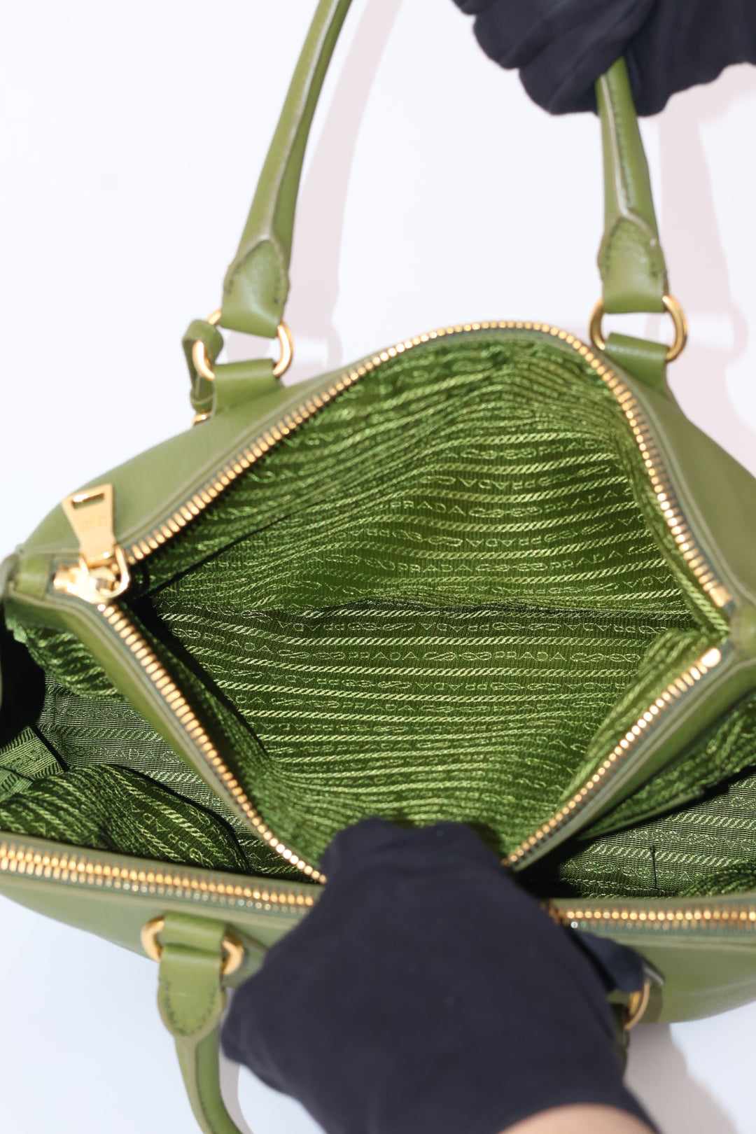 Prada Tote in Pelle Verde