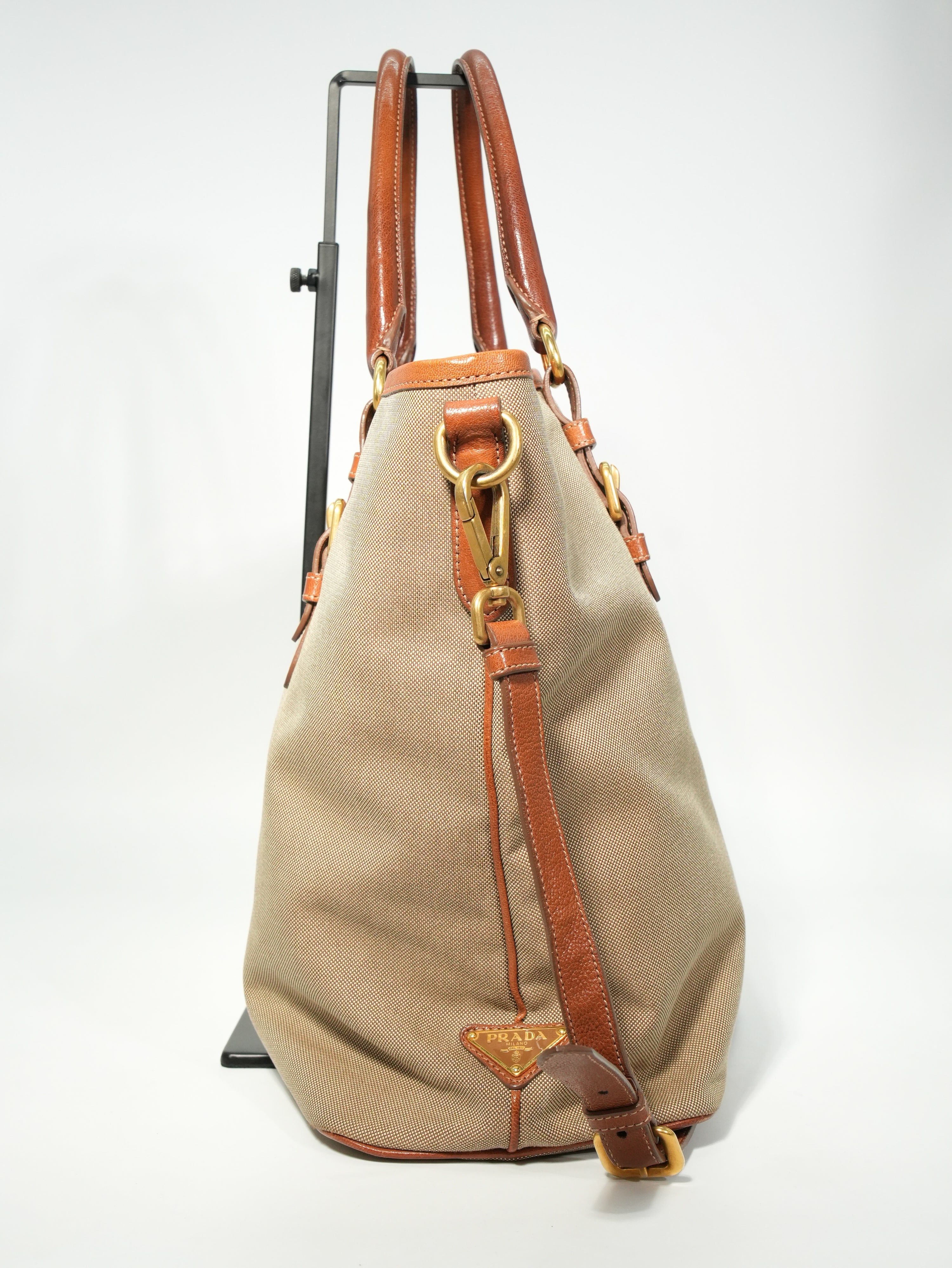 Prada Tote In Jacquard