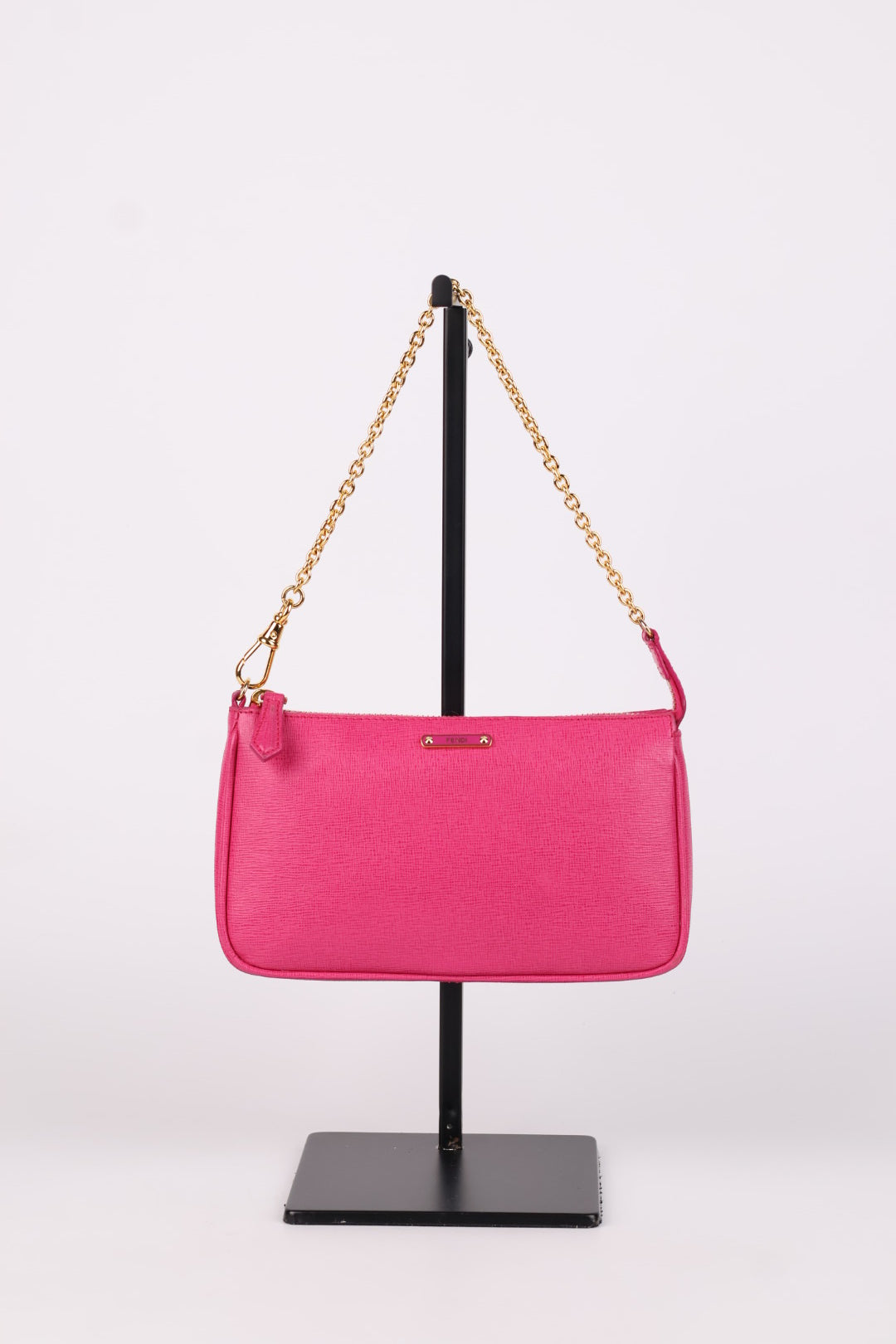 Fendi Chain Pochette in Pelle