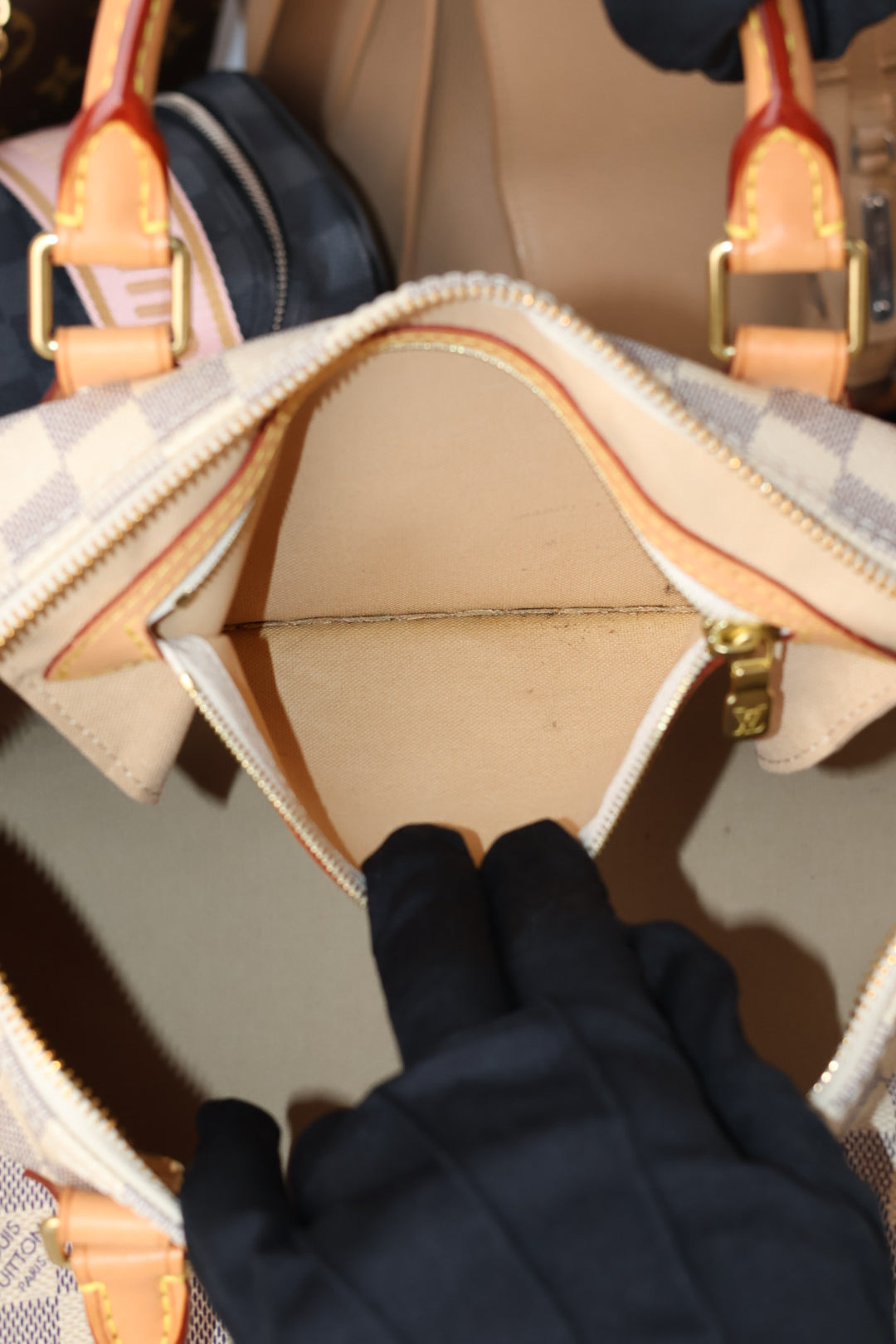 Louis Vuitton Speedy 30 Damier Azur