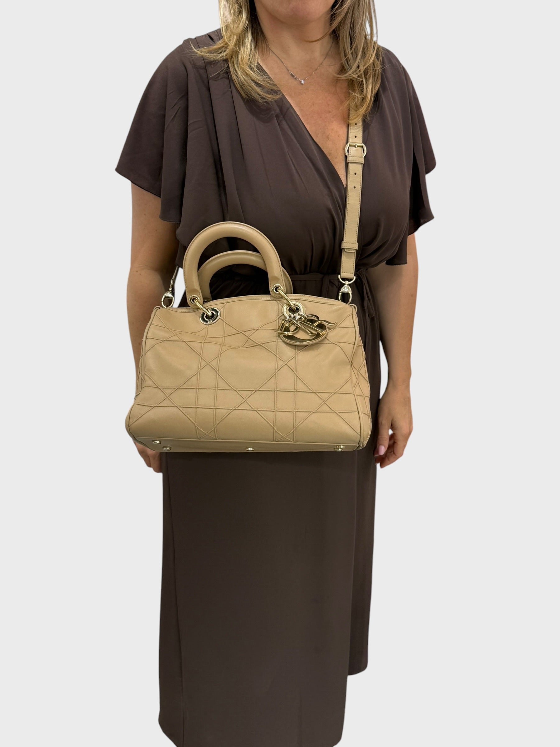 Dior Boston Granville in Pelle