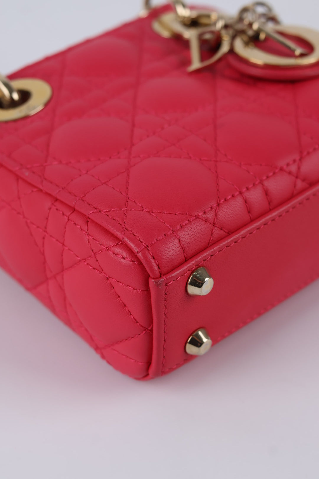 Lady Dior Micro in Pelle