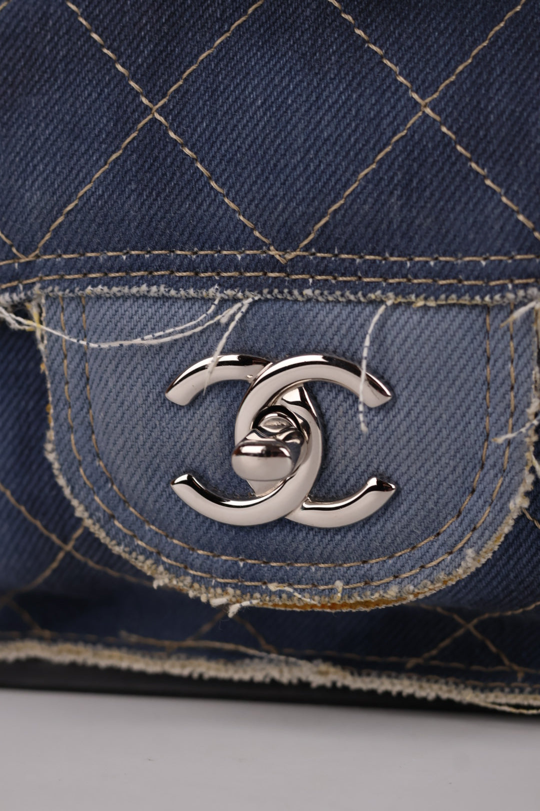 Chanel Timeless Pom Pom Denim Paris-Dubai