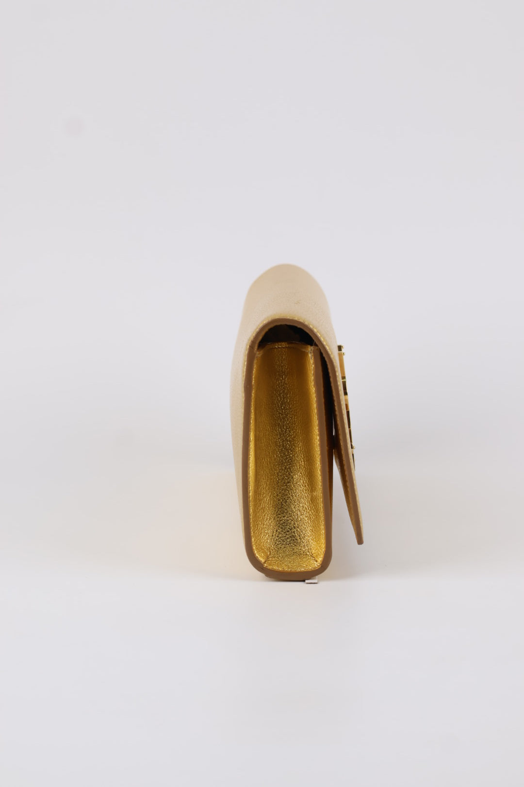 Saint Laurent Kate Clutch Gold