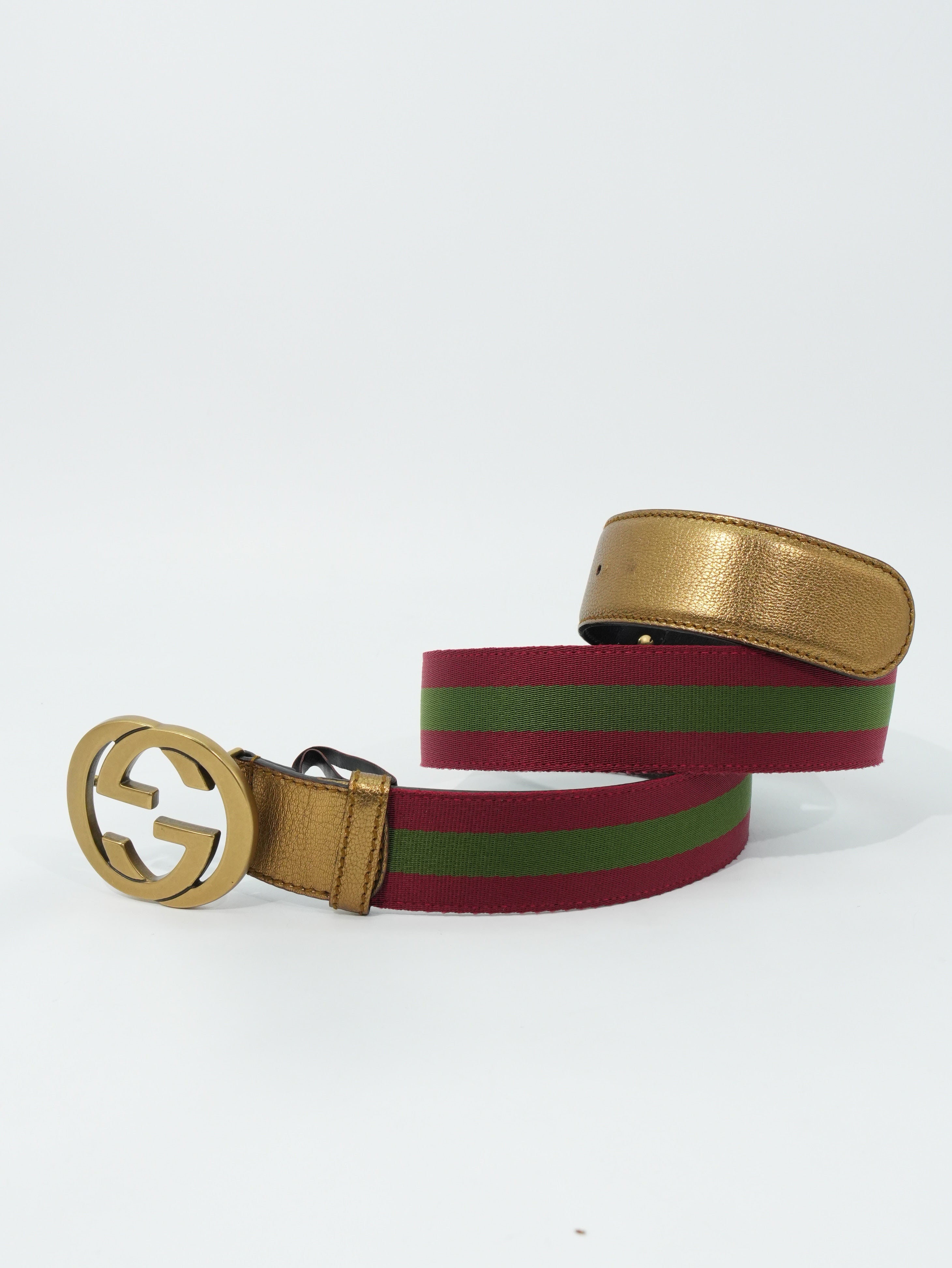 Gucci Cintura Interlocking Web