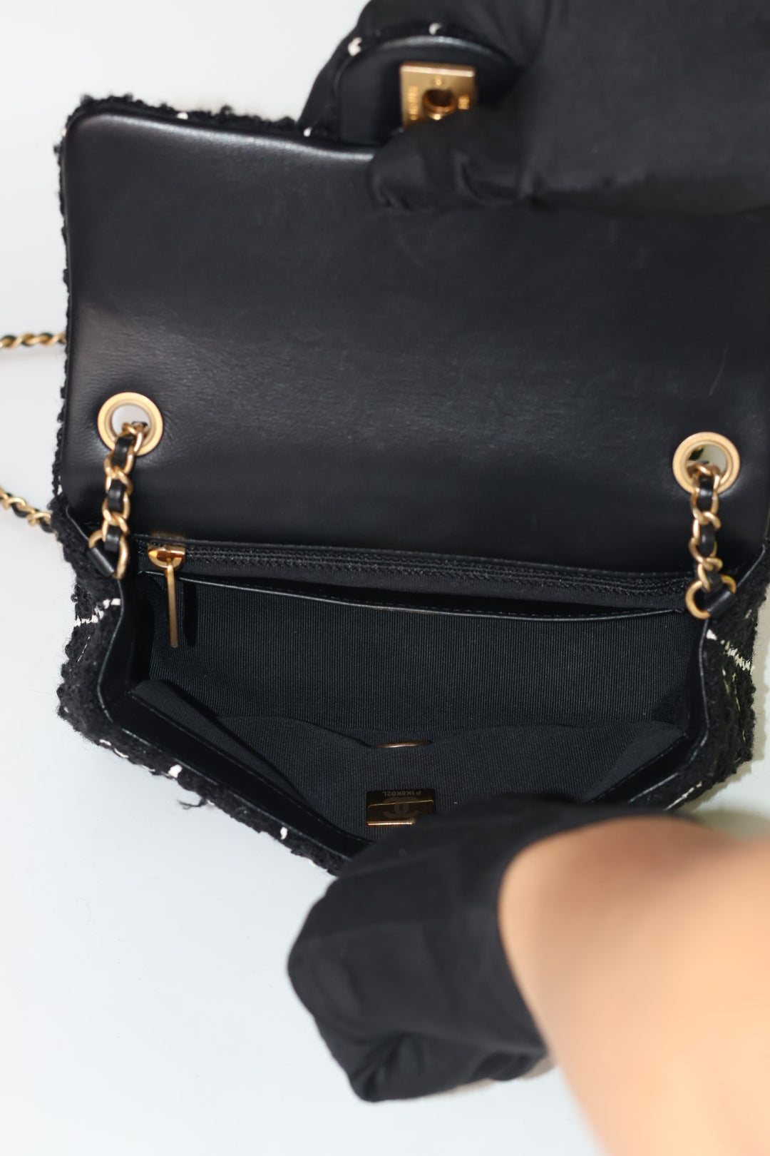 Chanel Mini Rectangular Tweed Sfera