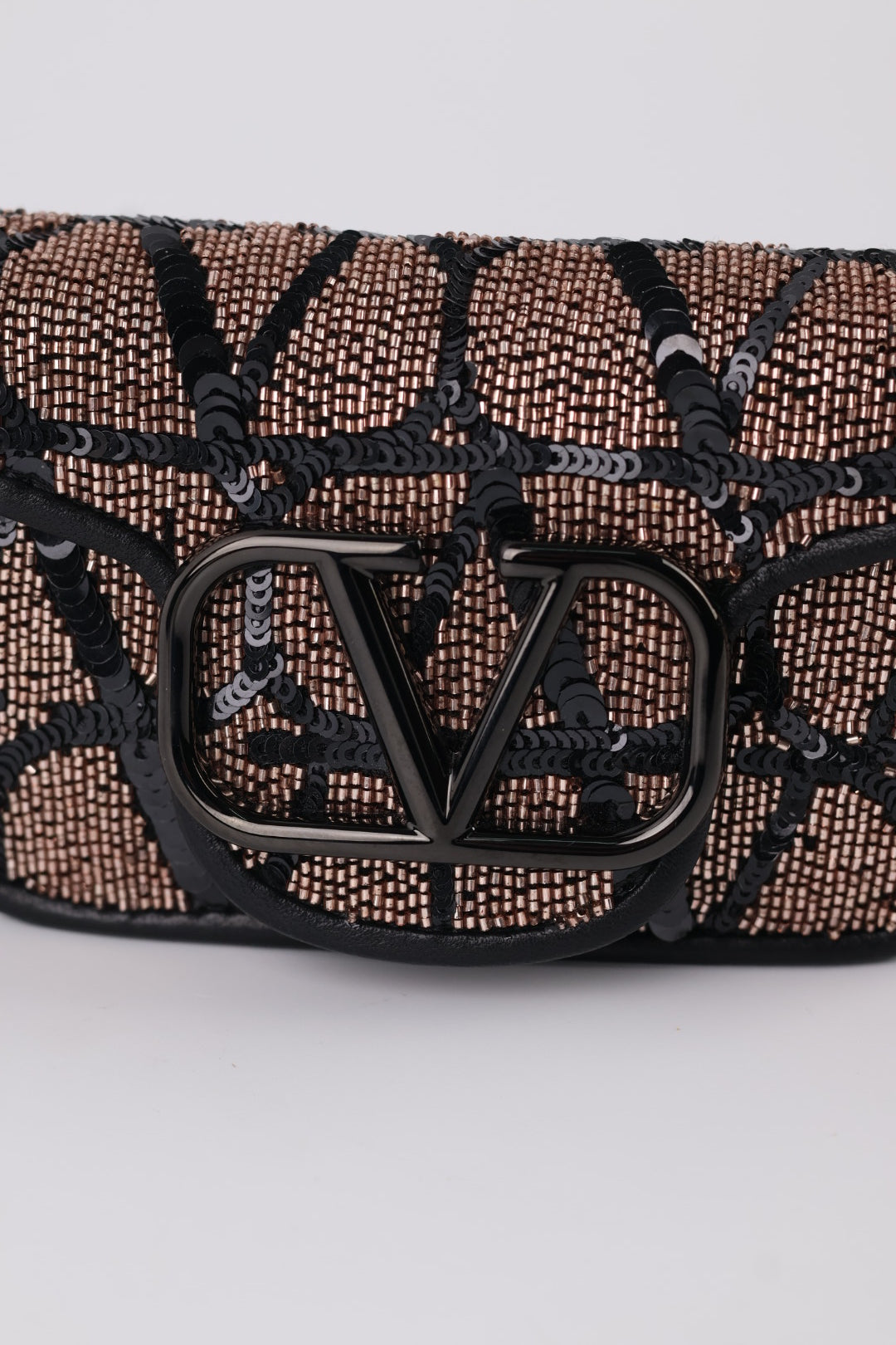 Valentino Micro V Logo Paillettes
