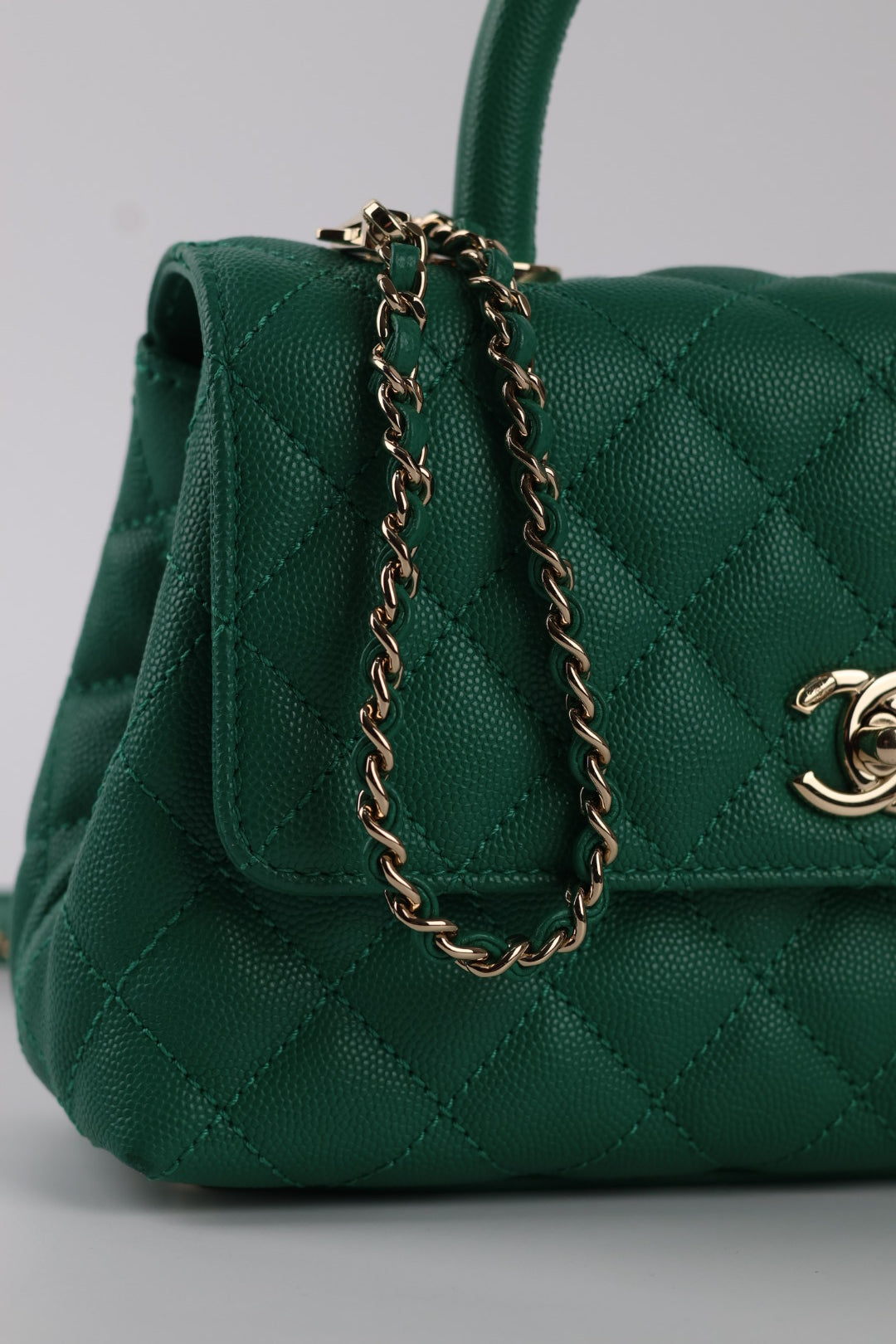 Chanel Coco Handle Caviar Small