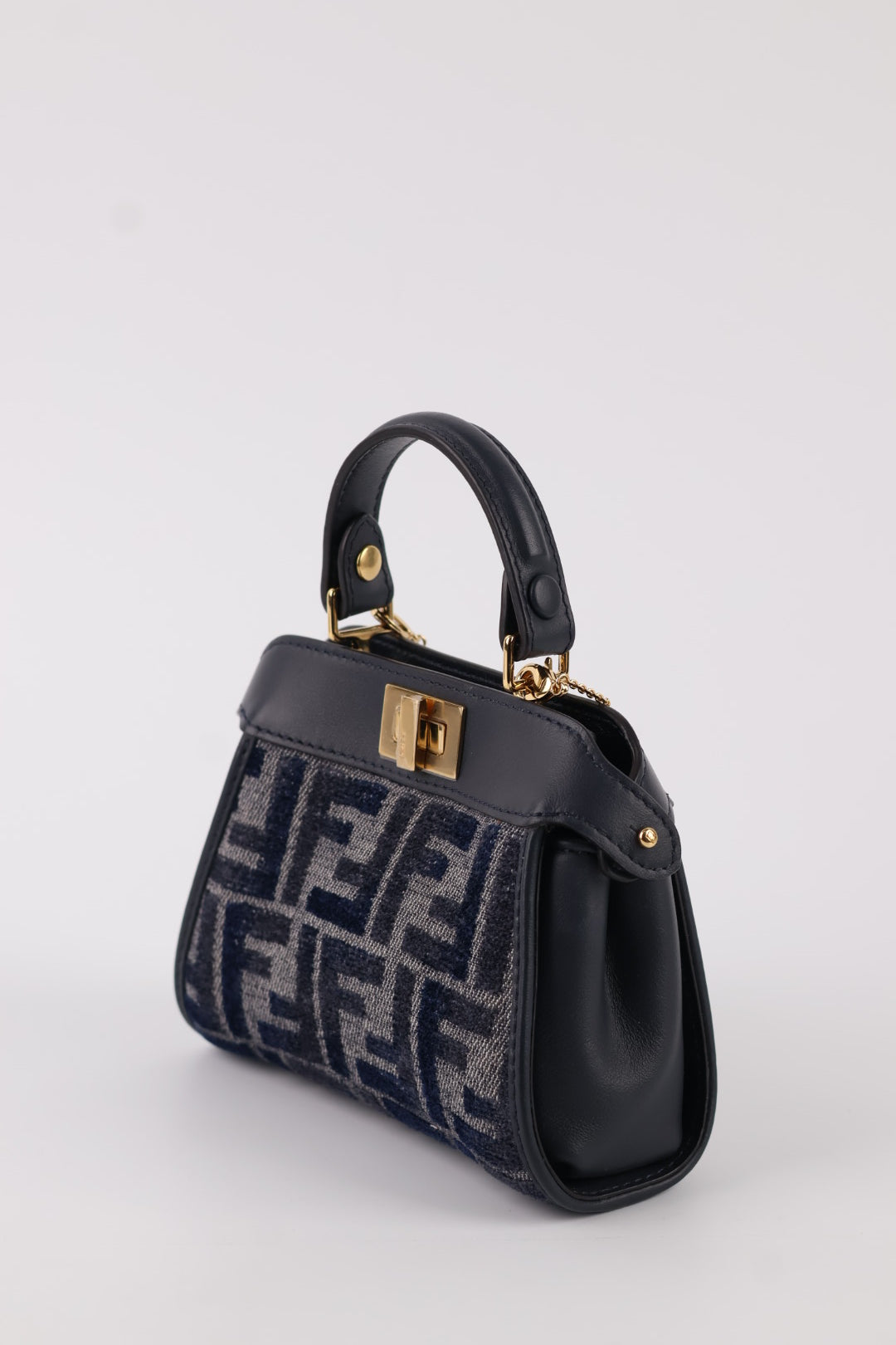 Fendi Nano Peekaboo FF Logo