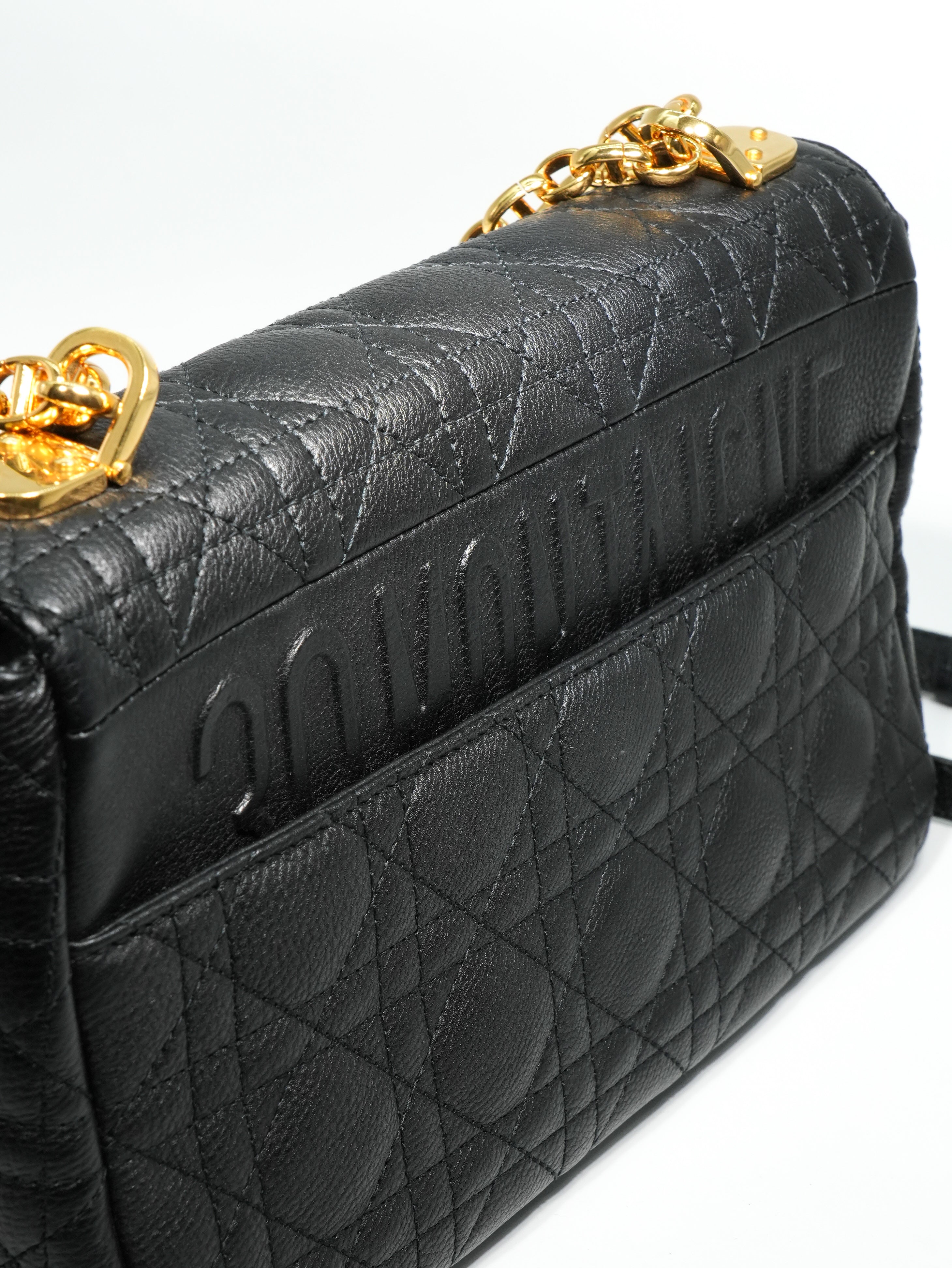 Dior Caro Media in Pelle