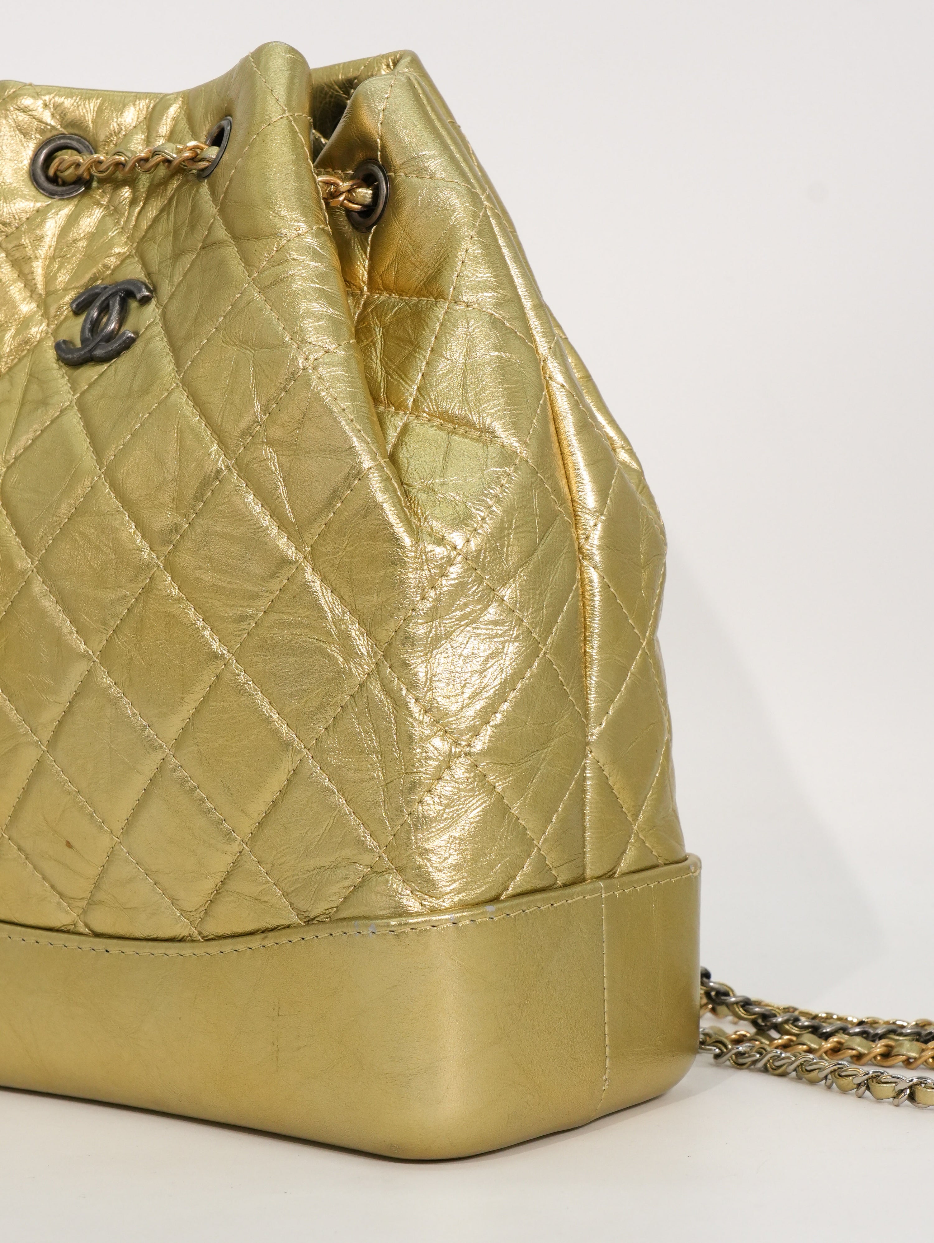 Chanel Zaino Gabrielle Gold