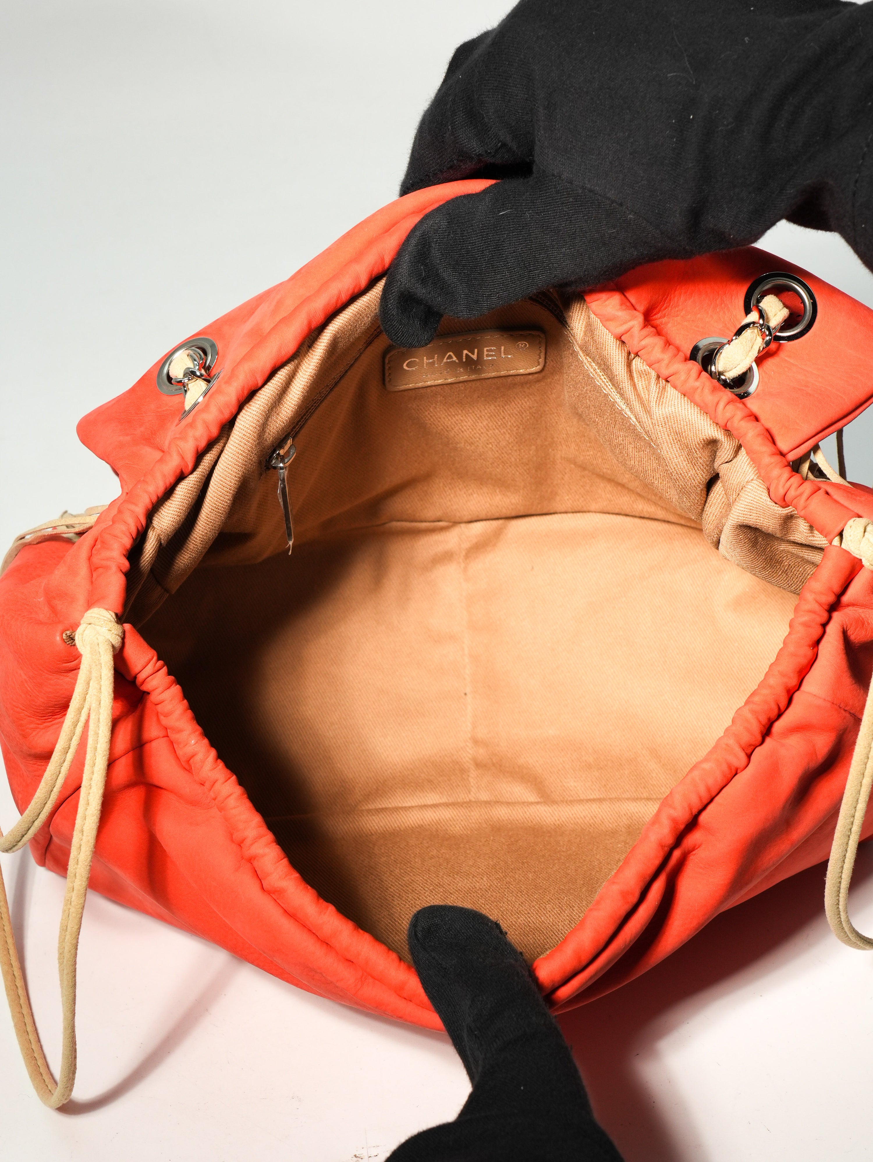 Chanel Fringe Flap Suede