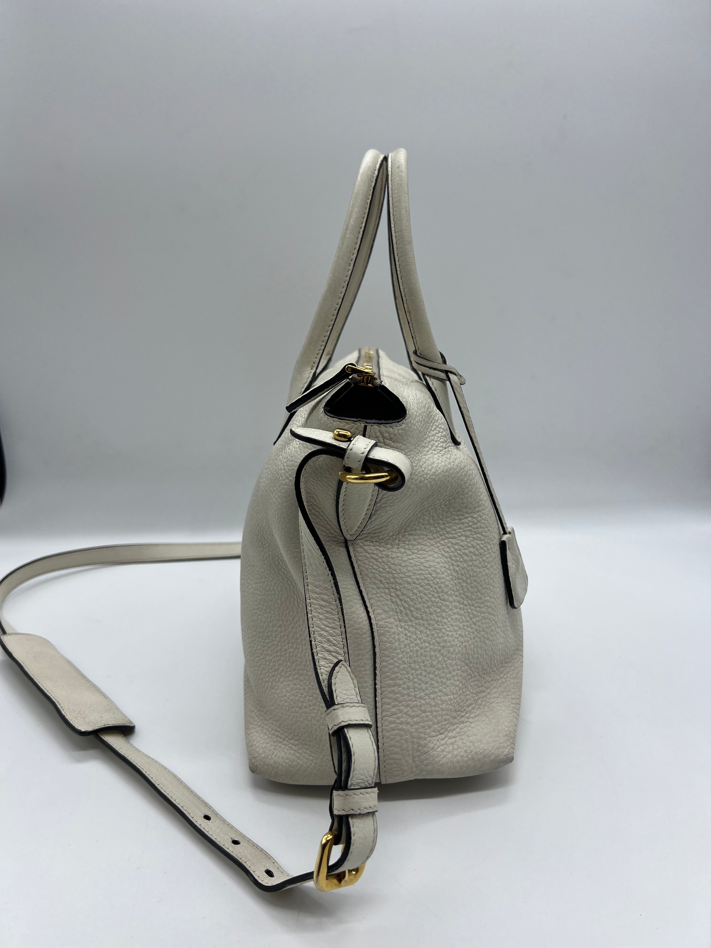 Sac fourre-tout en cuir Prada