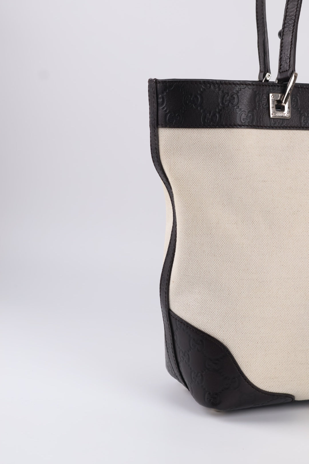 Gucci Tote Tela e Pelle