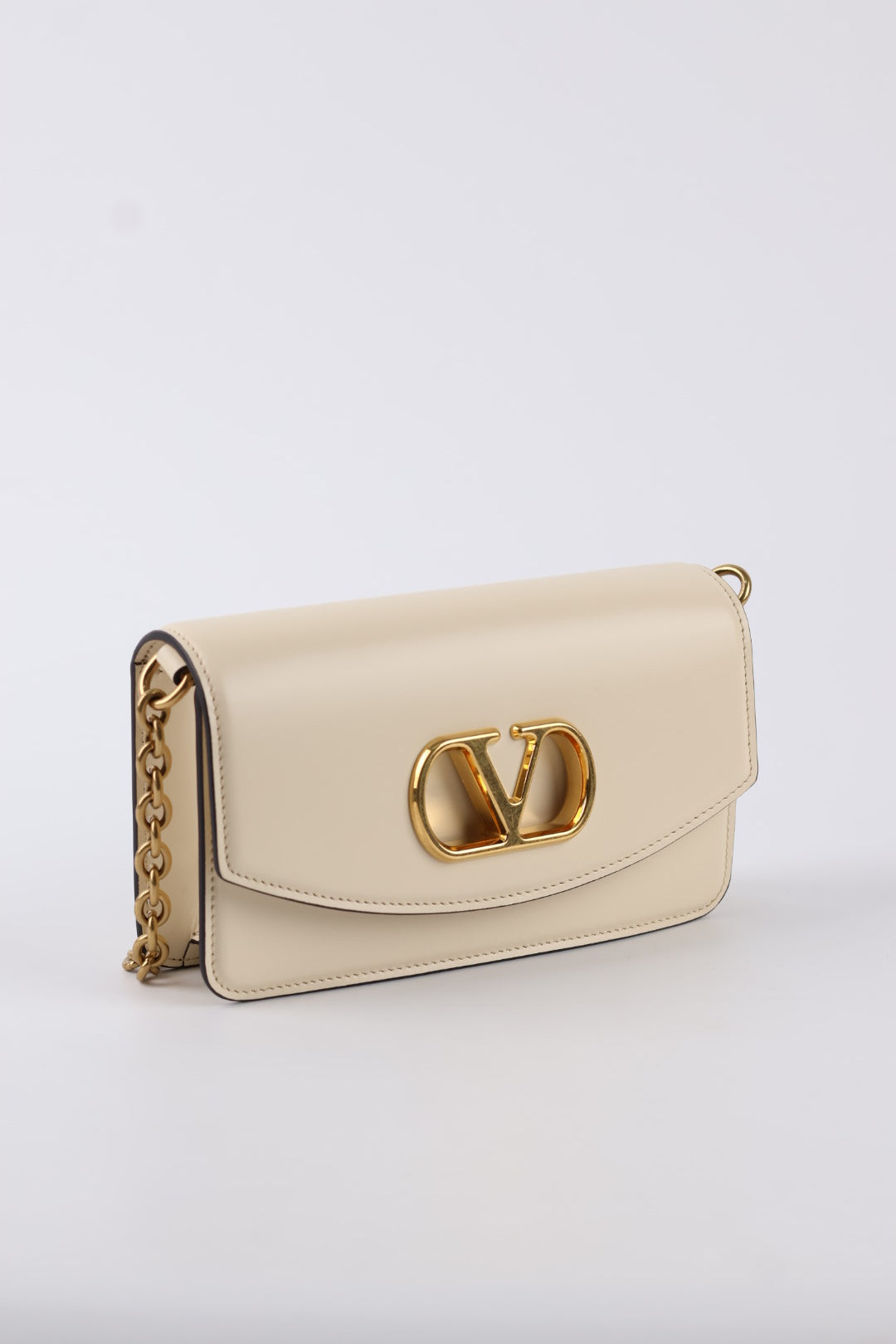Valentino Clutch Vain in Pelle