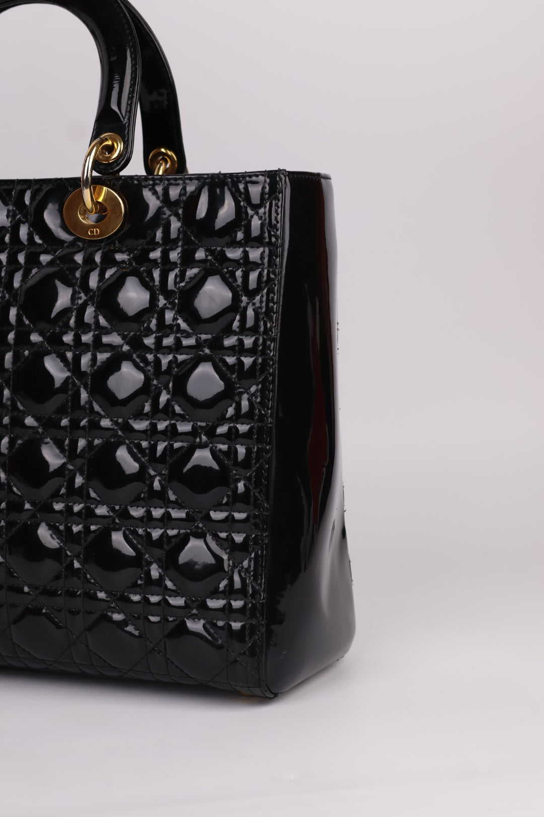 Lady Dior Large Vernis