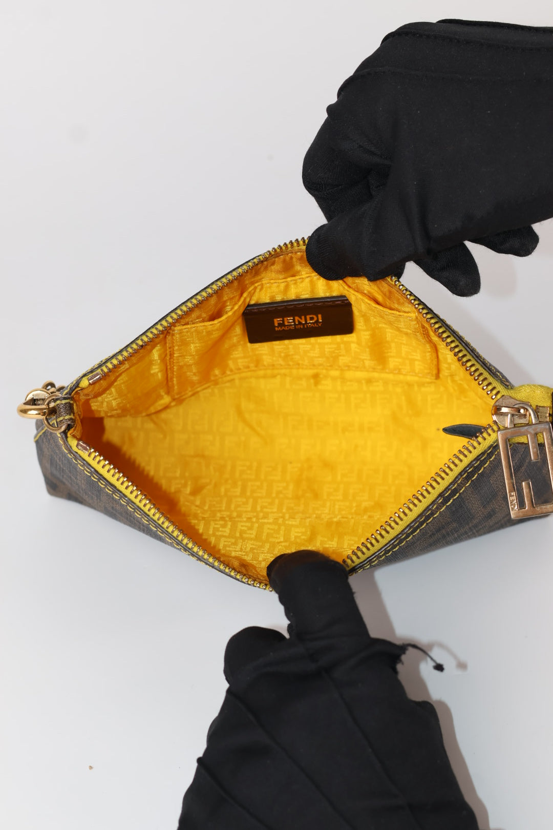 Fendi Chain Pochette FF Logo