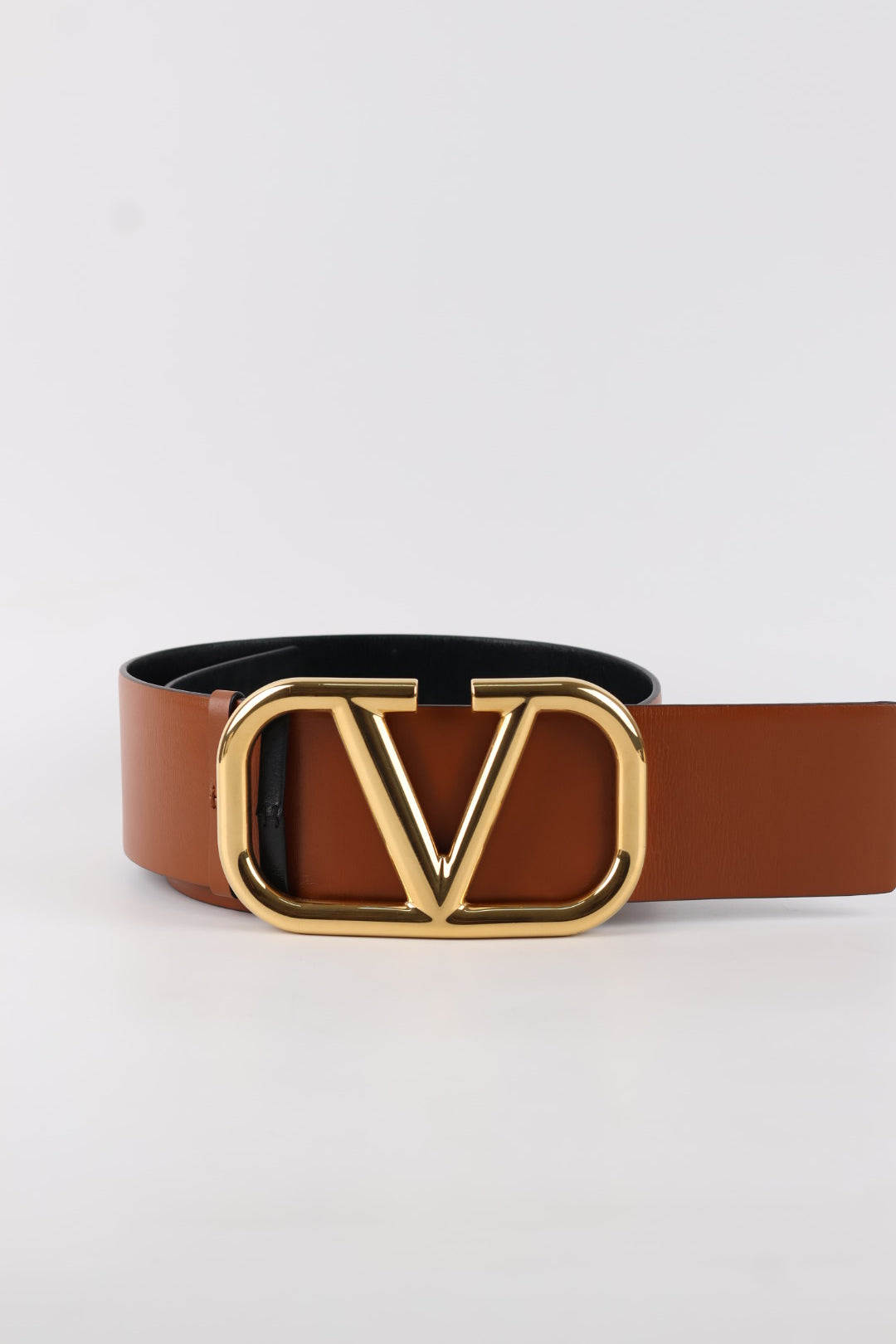 Valentino Cintura V Logo 7cm Reversibile