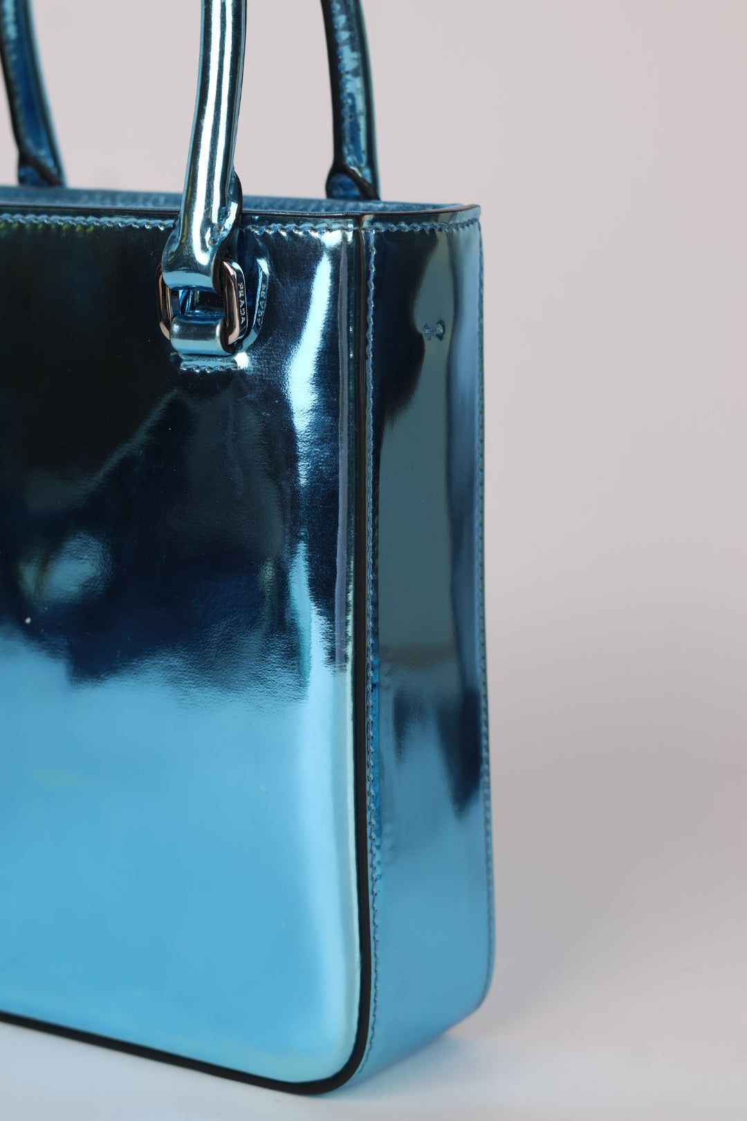 Prada Mini Tote Metallic