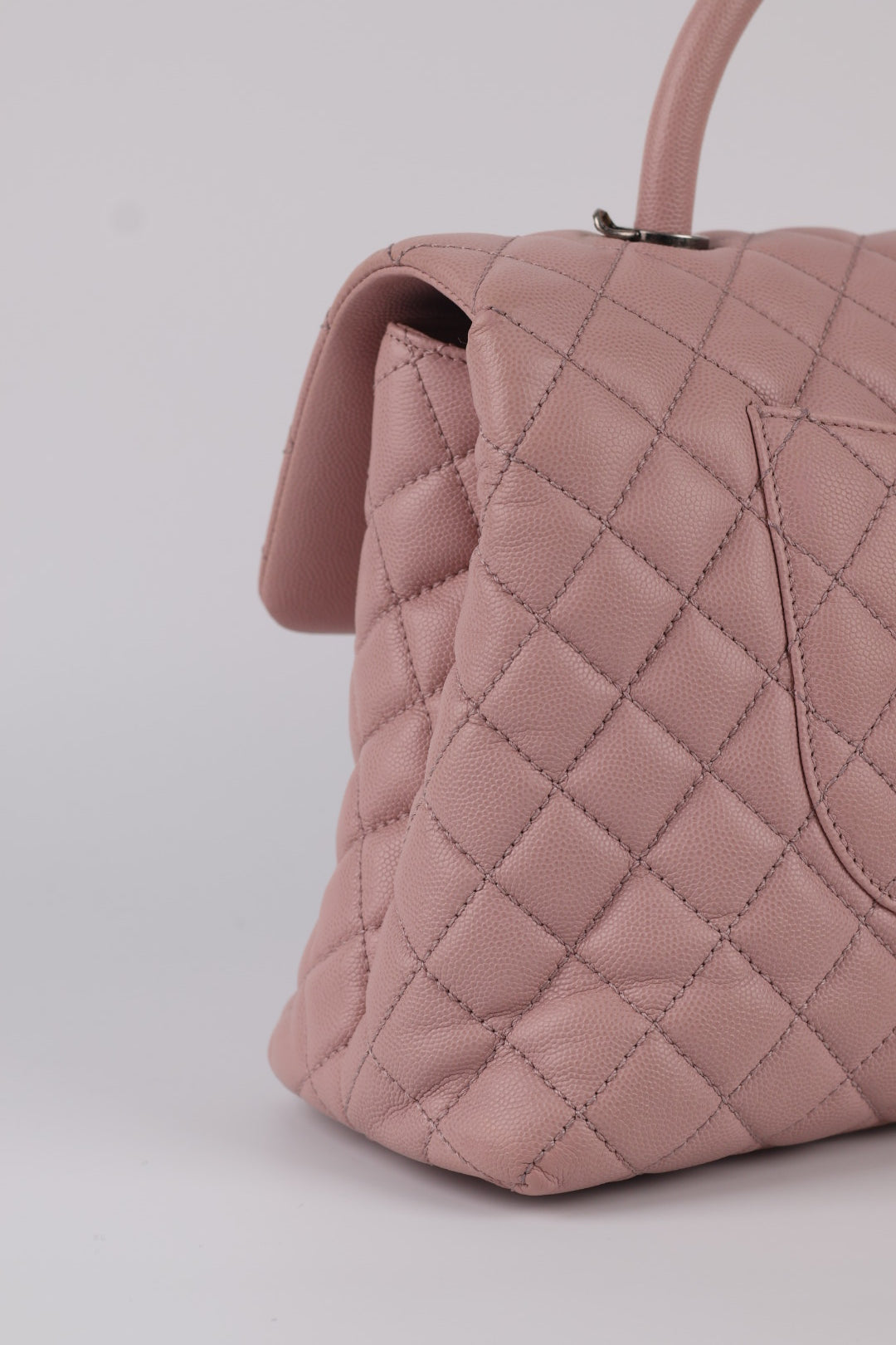 Chanel Coco Handle Media Caviar