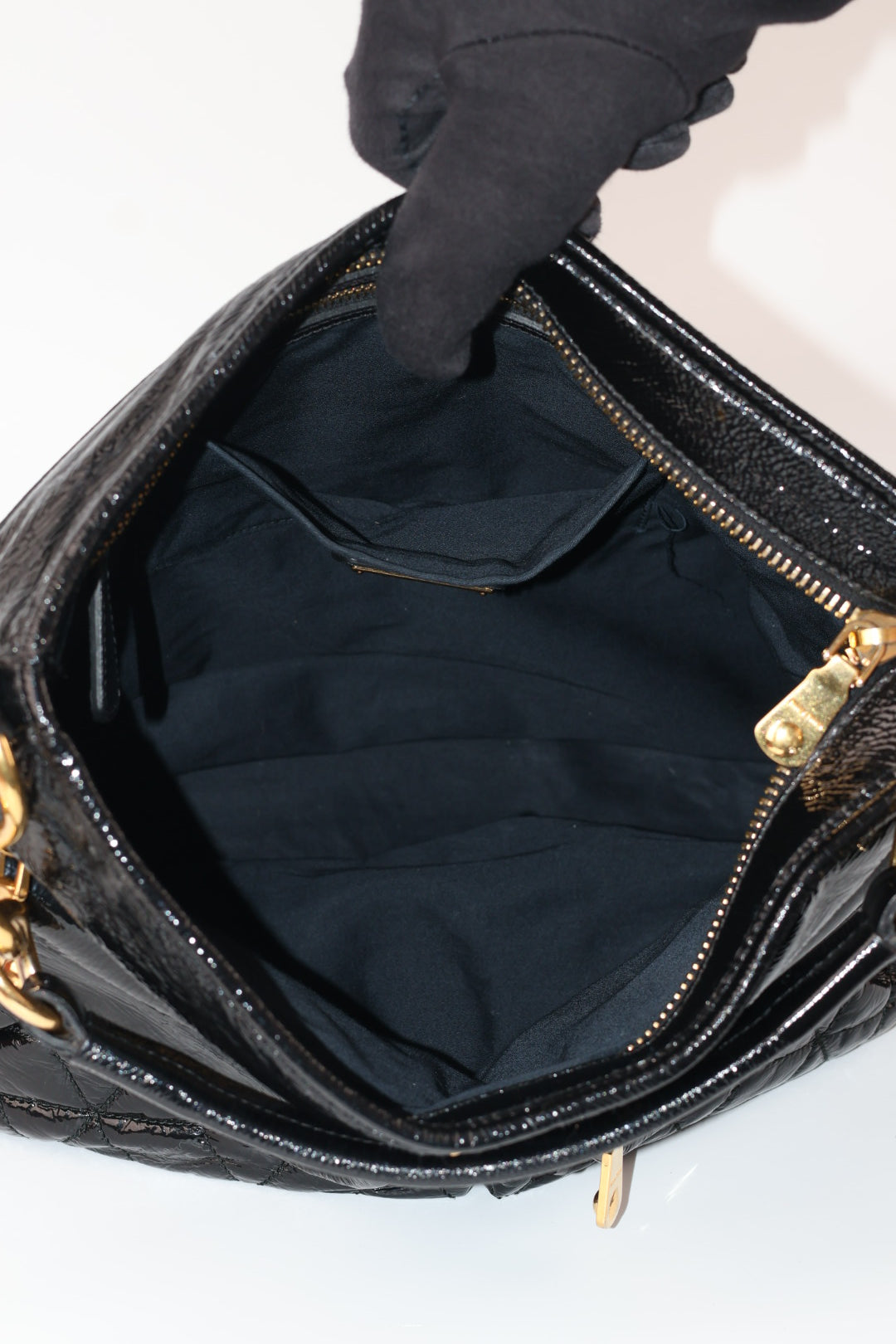 Miu Miu a Spalla in Pelle Verniciata